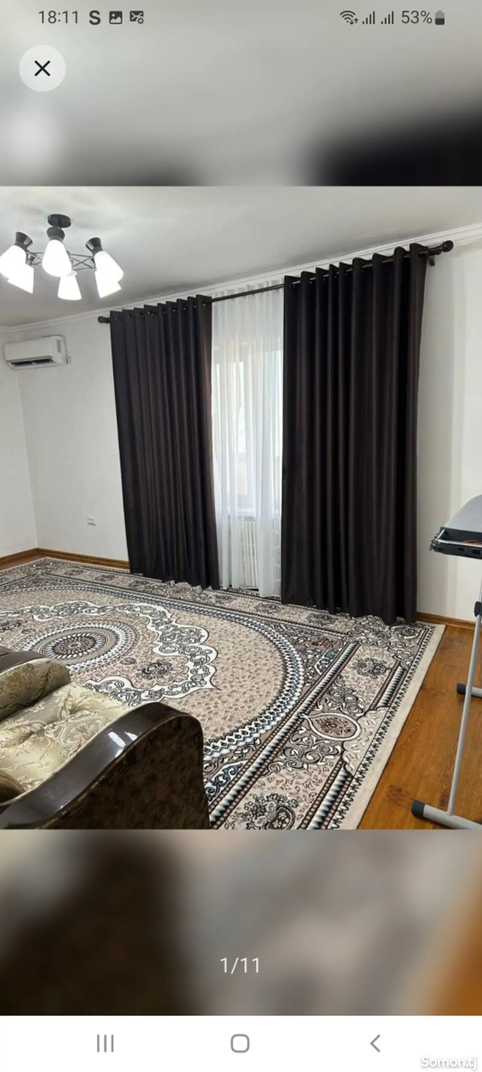 2-комн. квартира, 3 этаж, 75м², Шохмансур-1