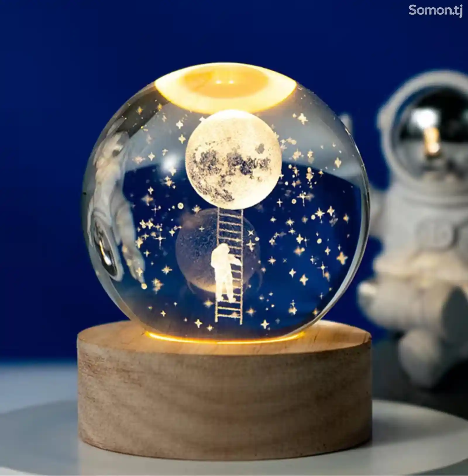 3D Хрустальный шар - Лампа 3в1-3