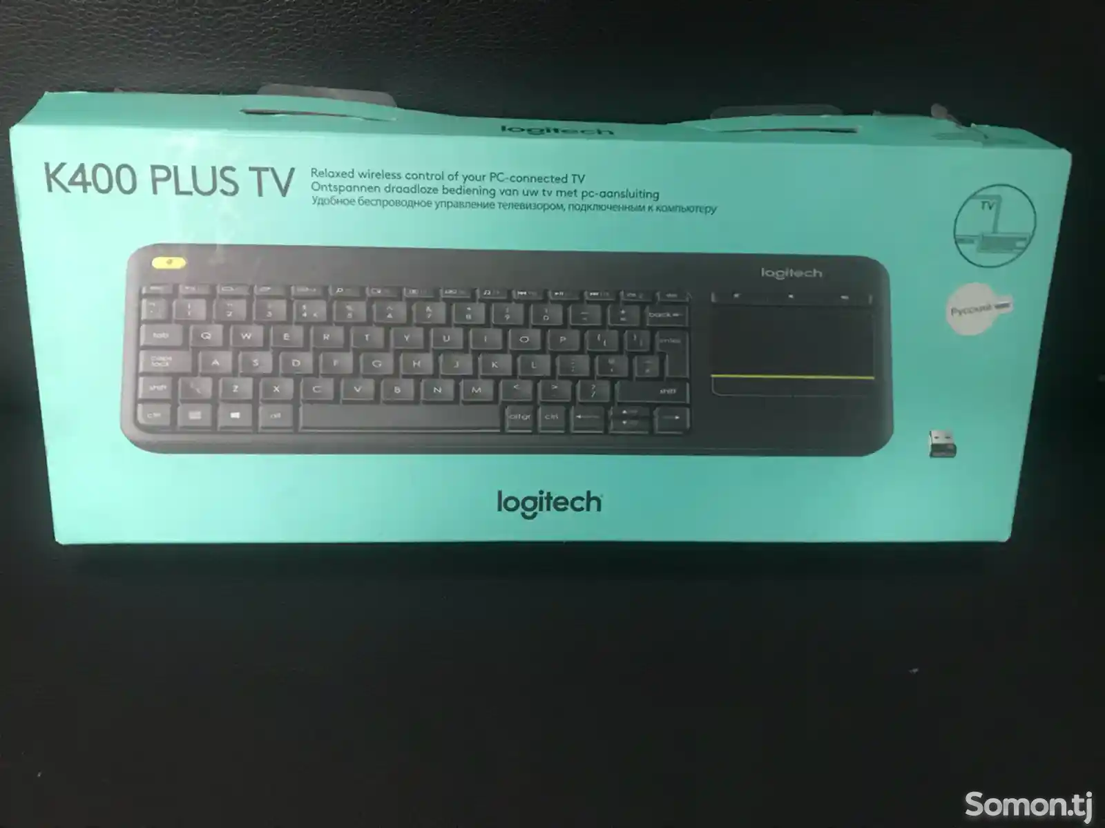Клавиатура Logitech Wireless Touch Plus Black USB-1