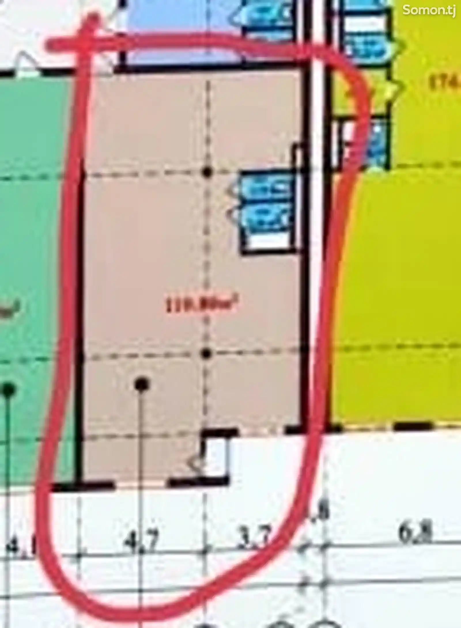 2-комн. квартира, 14 этаж, 111 м², Старый аэропорт-3