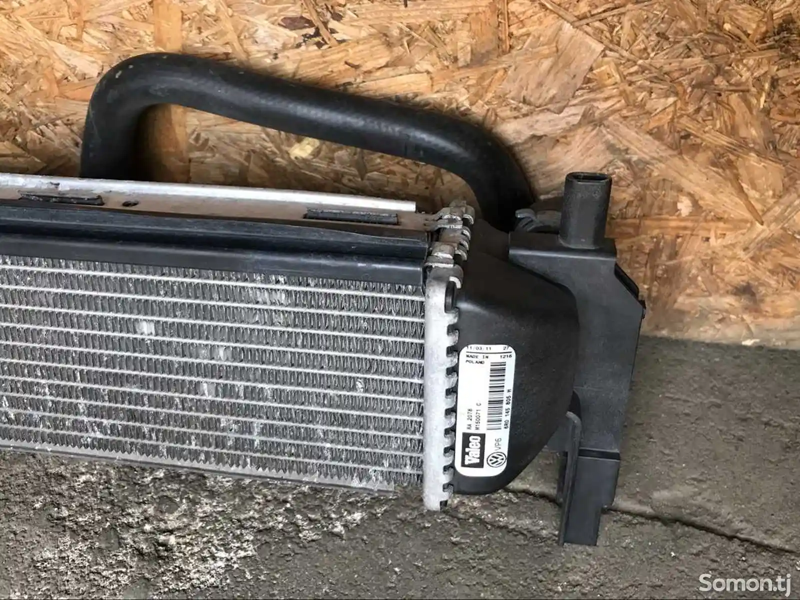Радиатор интеркулера Volkswagen Polo 5, Skoda, 2009-2015г-4