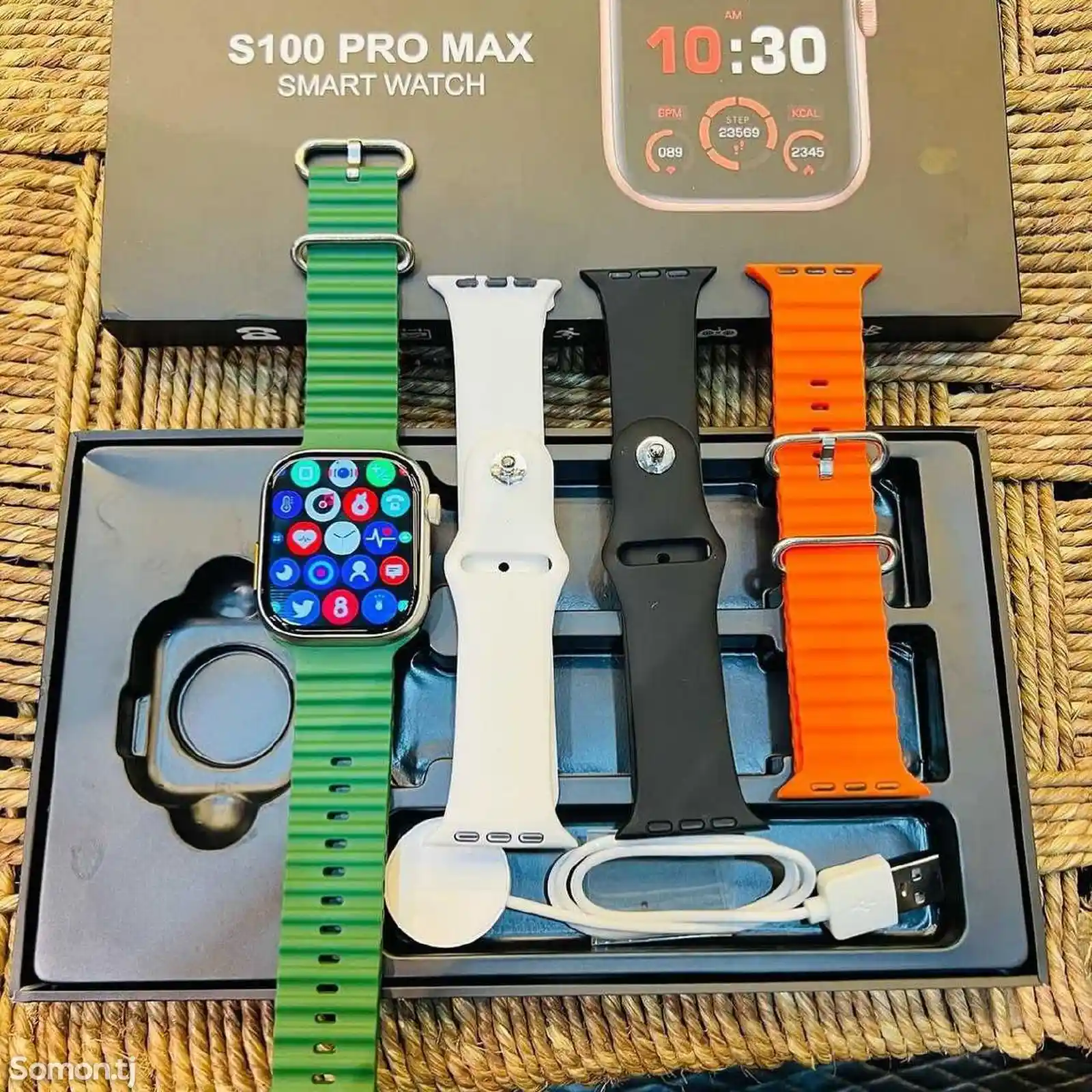 Смарт часы S100 pro max-2