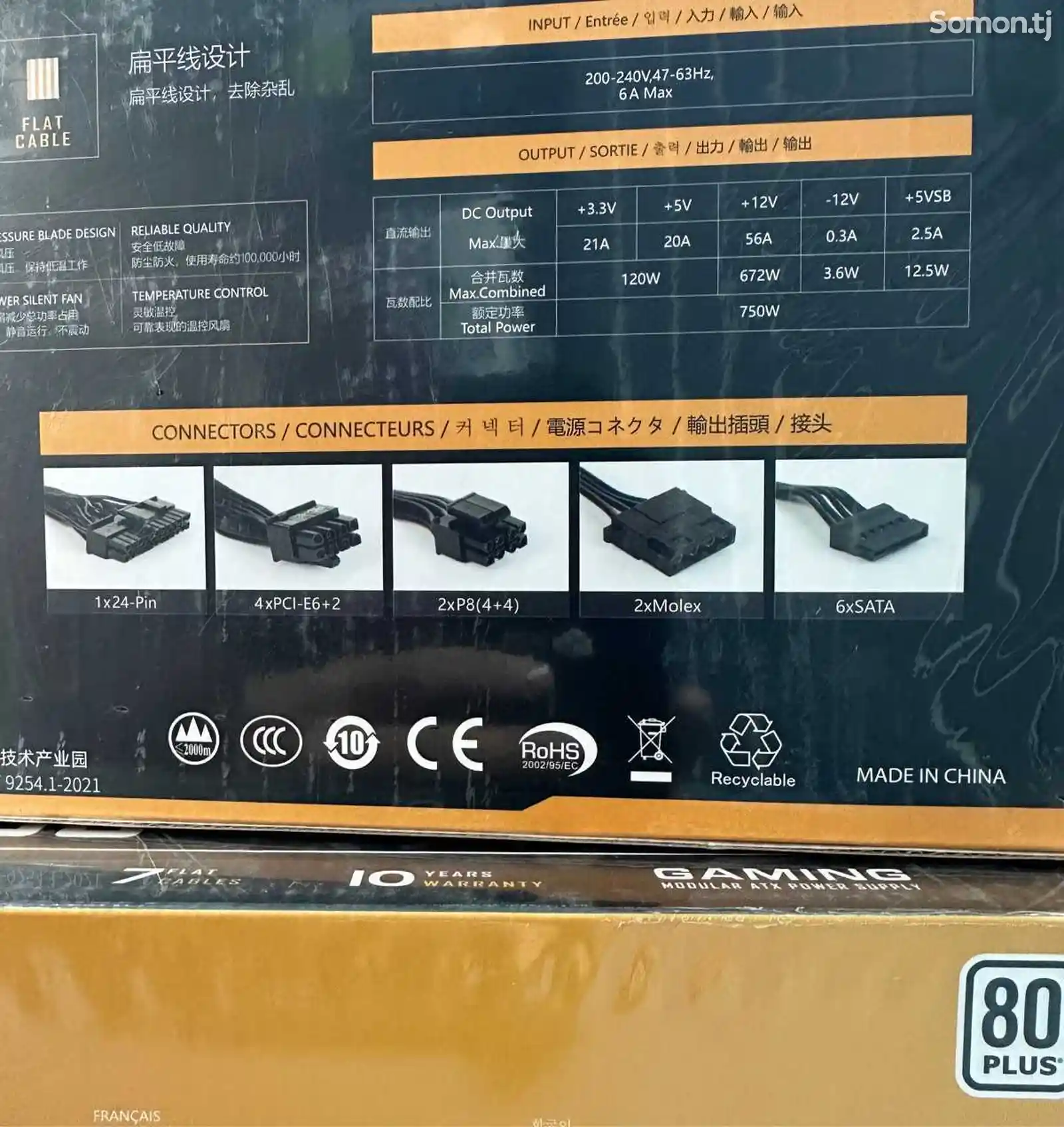 Блок питания GX750 80Plus-4