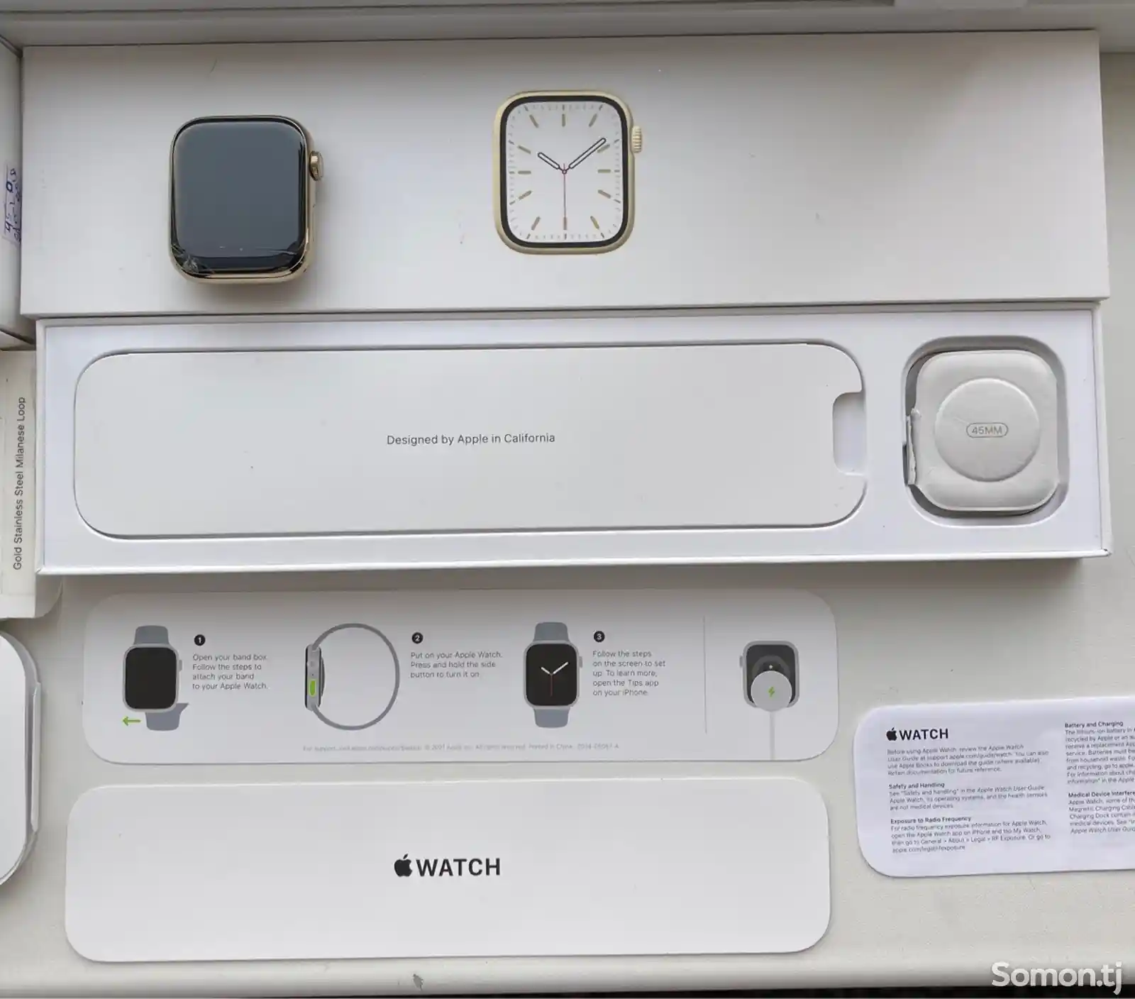 Смарт Часы Apple Watch Series 7 45MM Gold-8