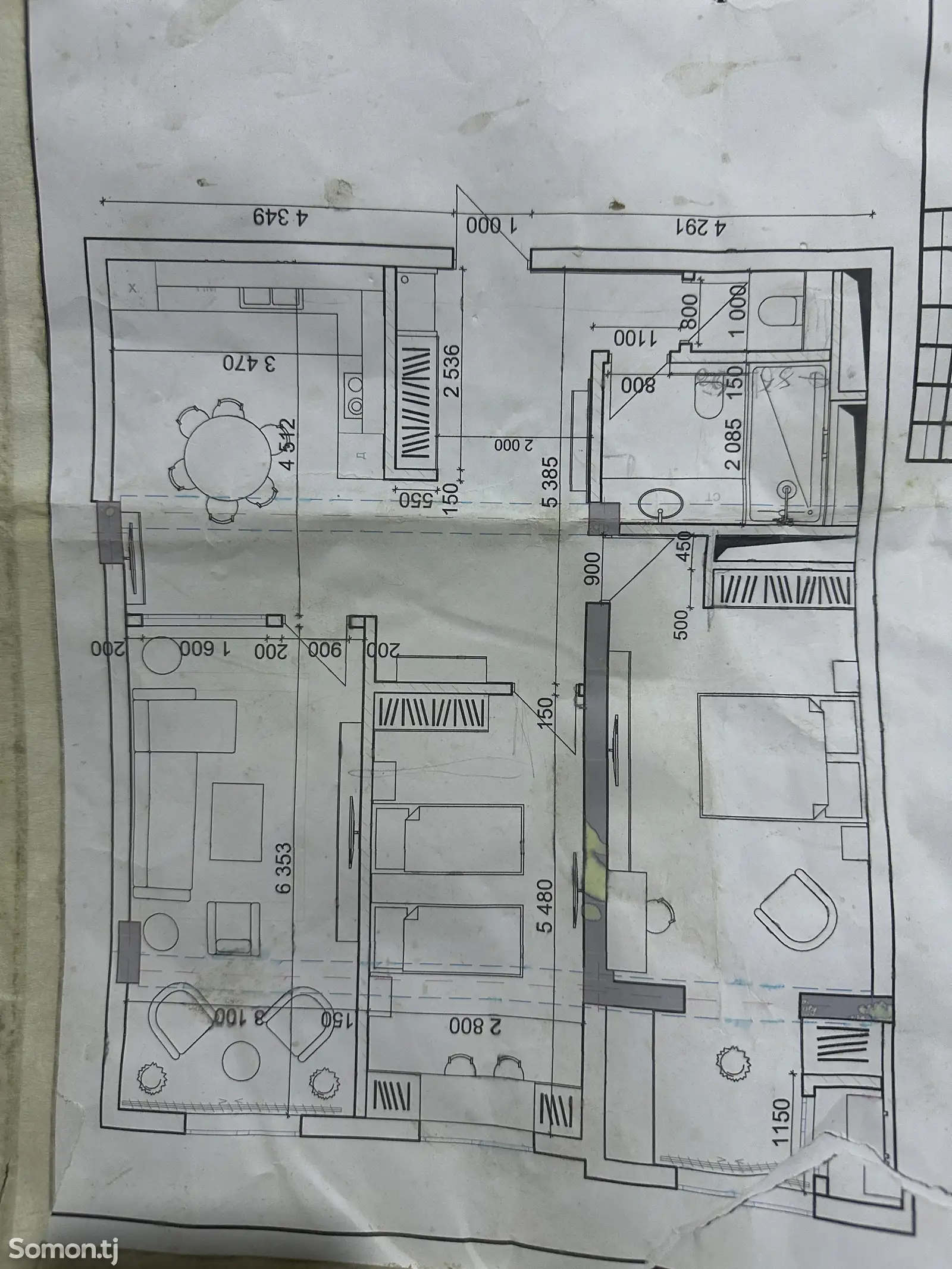 3-комн. квартира, 14 этаж, 100 м², Сино-6