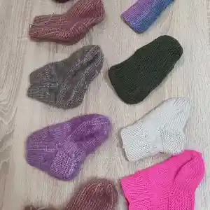 Детские вязанные носки