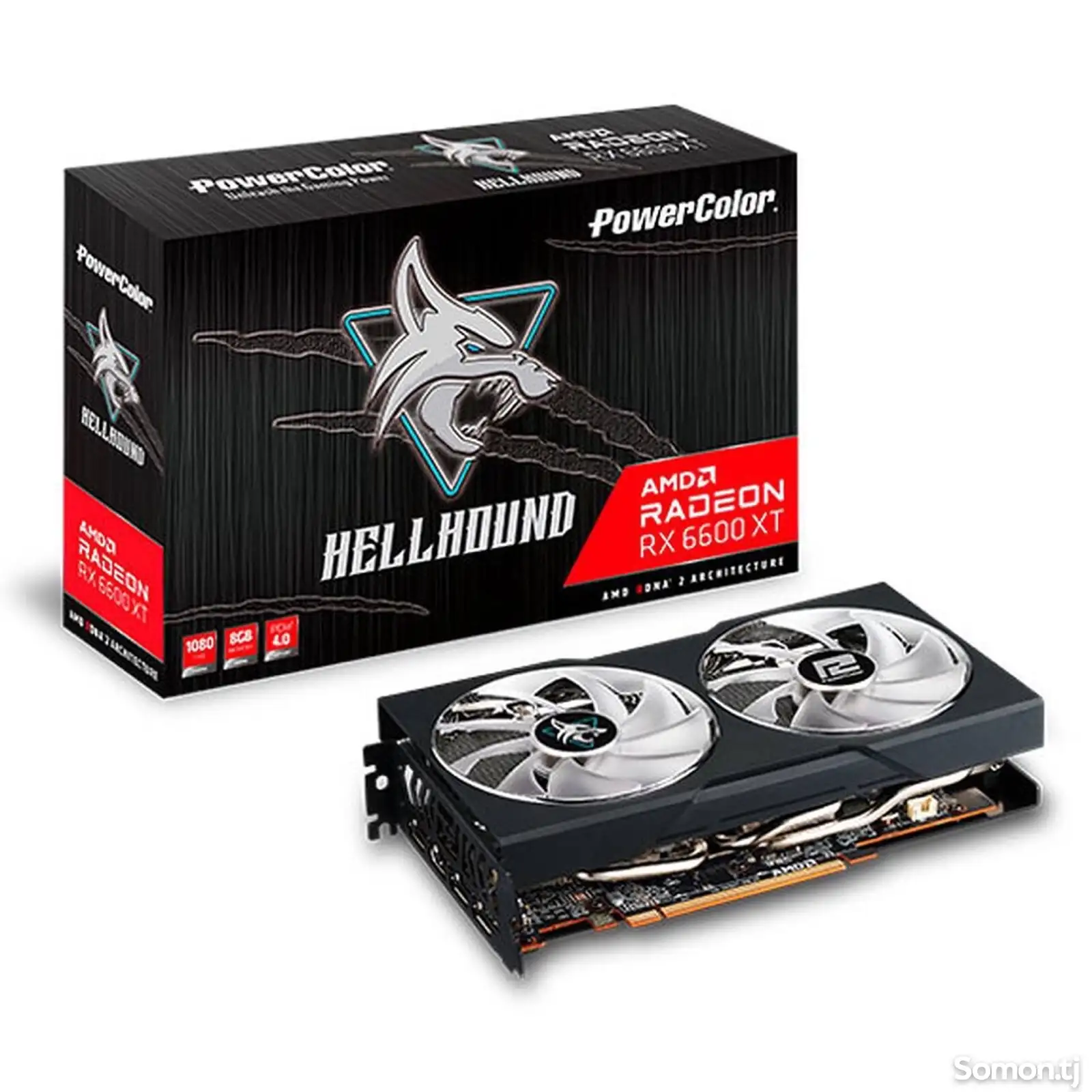 Видеокарта Hellhound AMD RX 6600 XT-1