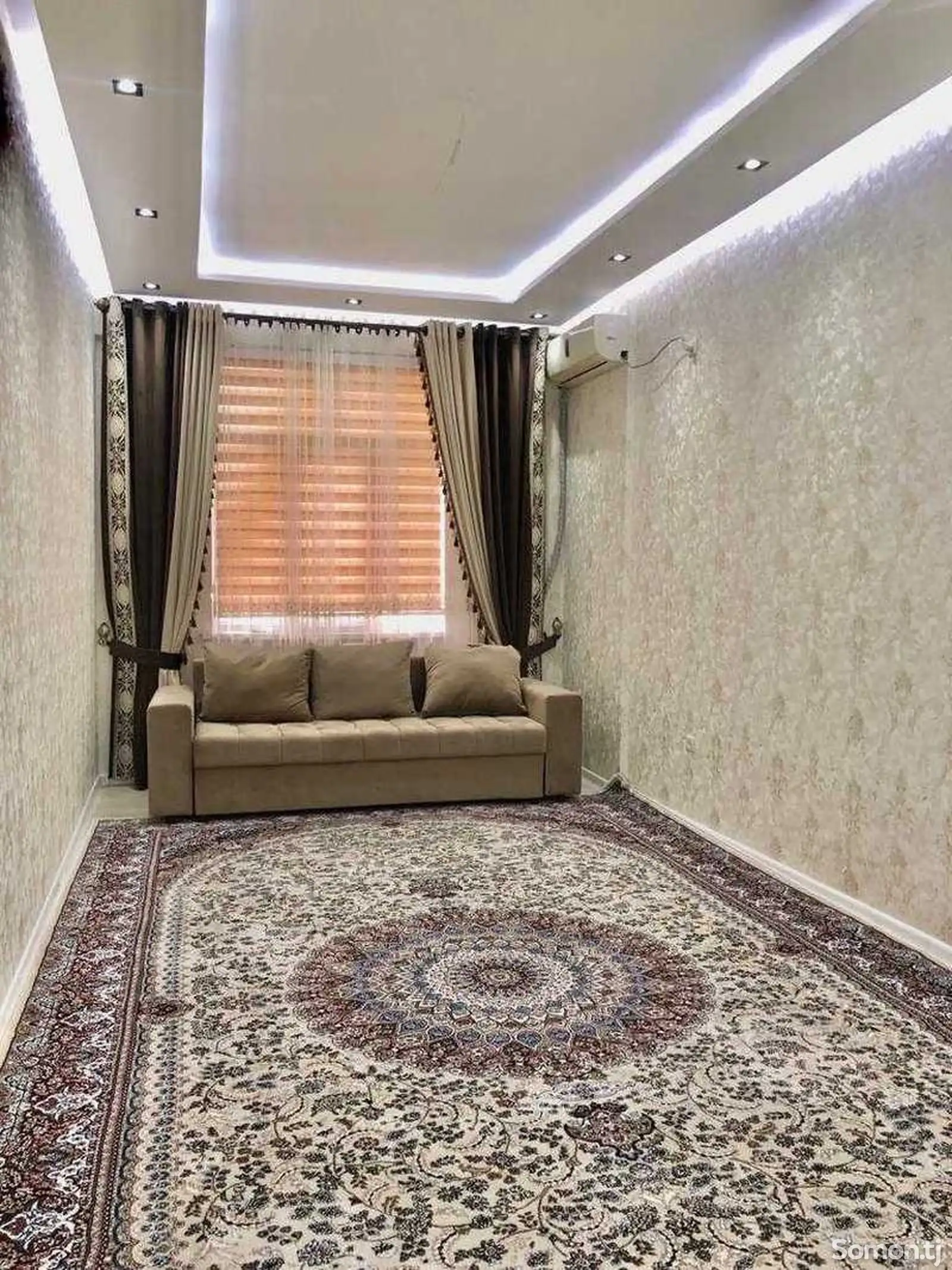 2-комн. квартира, 8 этаж, 60м², Сомони-1