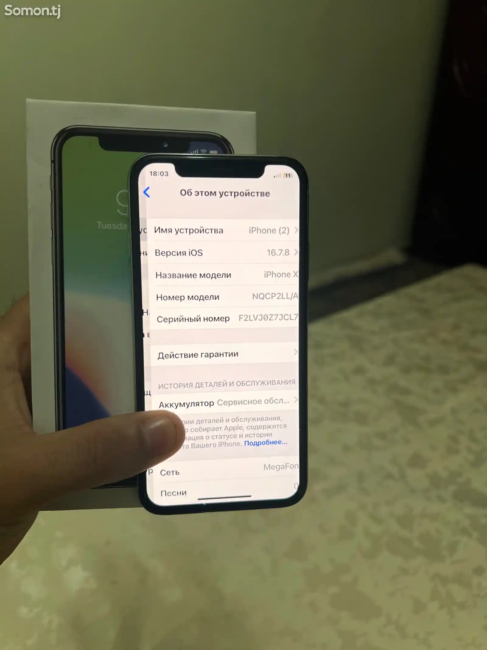 Apple iPhone X, 256 gb, Silver-6