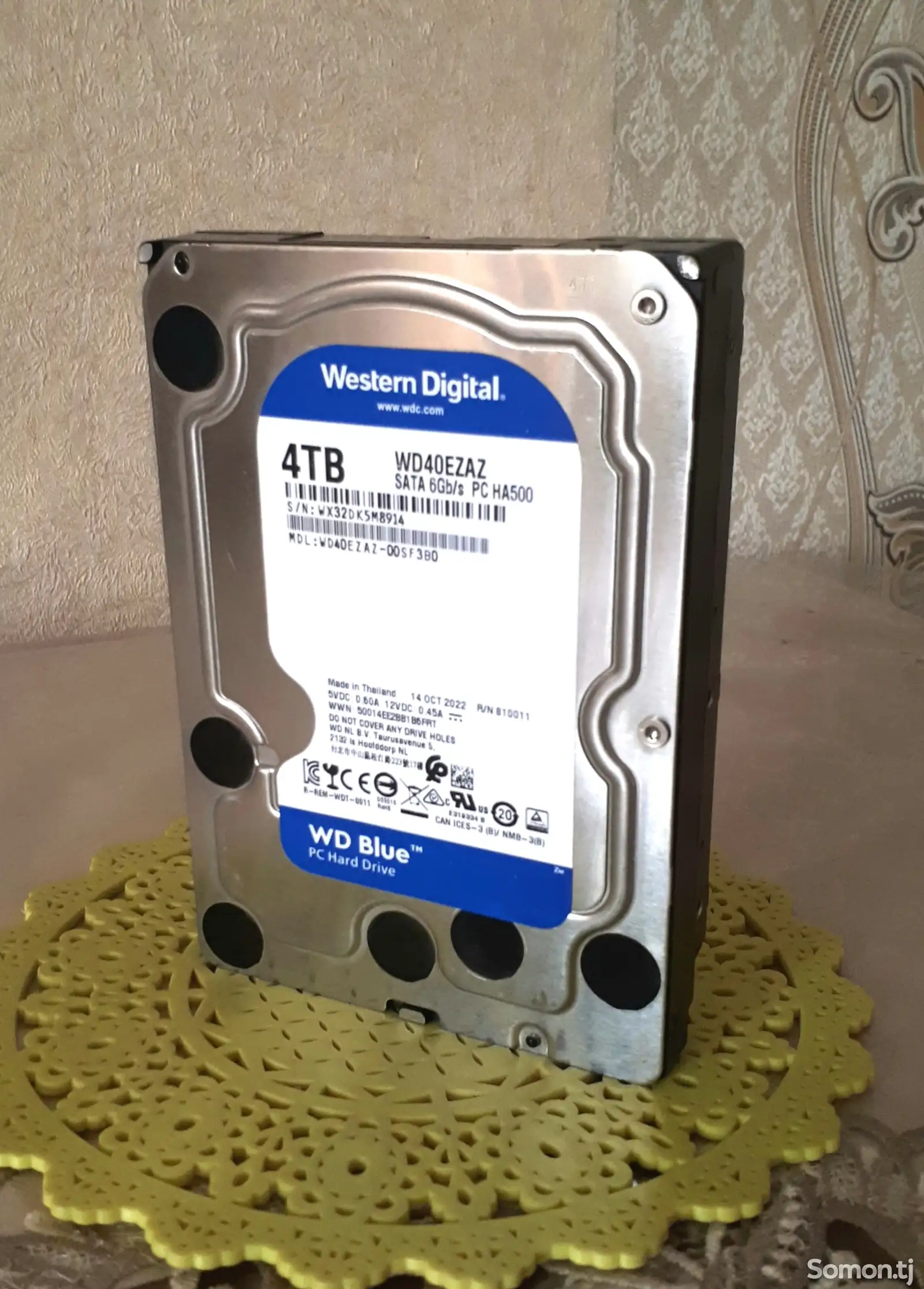 Жесткий диск 4 Тб, WD Blue