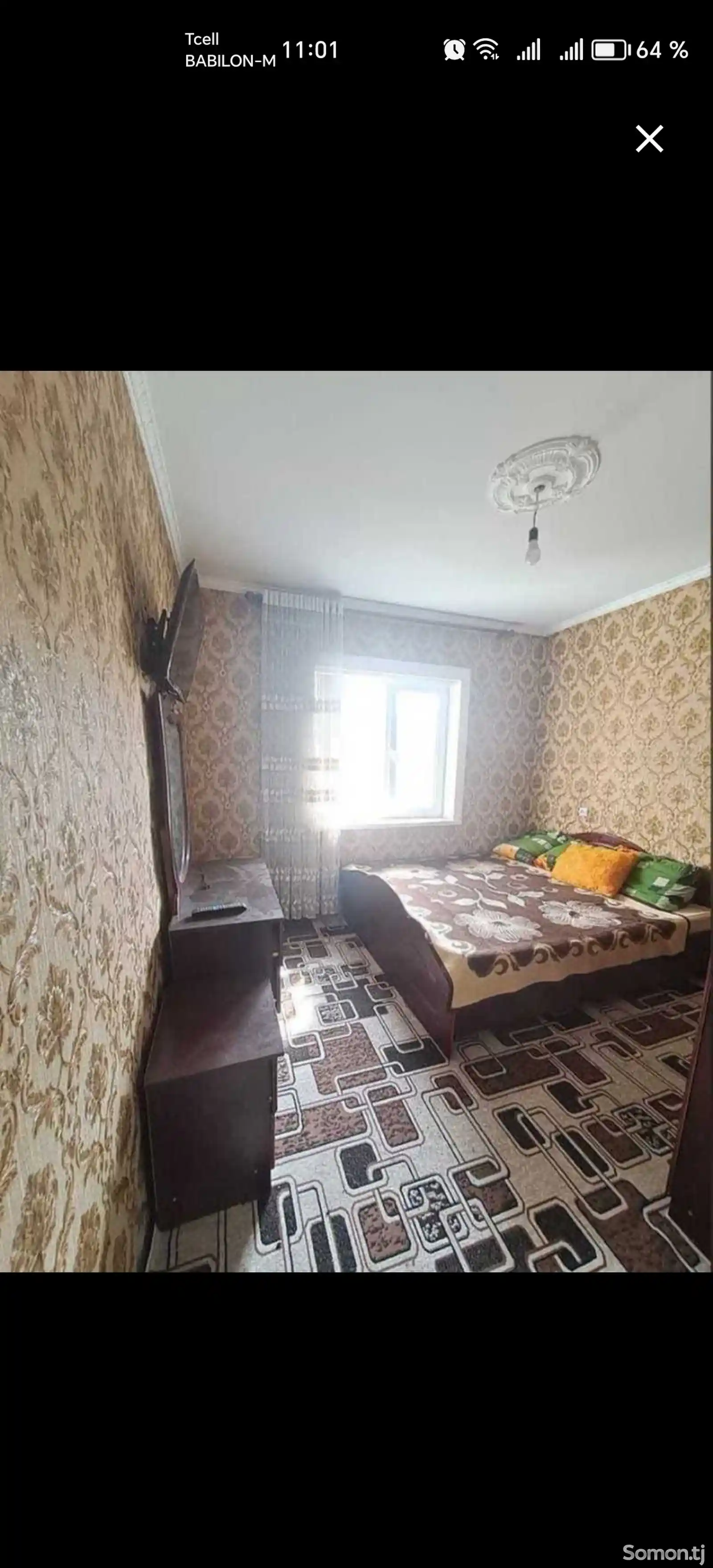 3-комн. квартира, 2 этаж, 73 м², шелкокомбинат-3