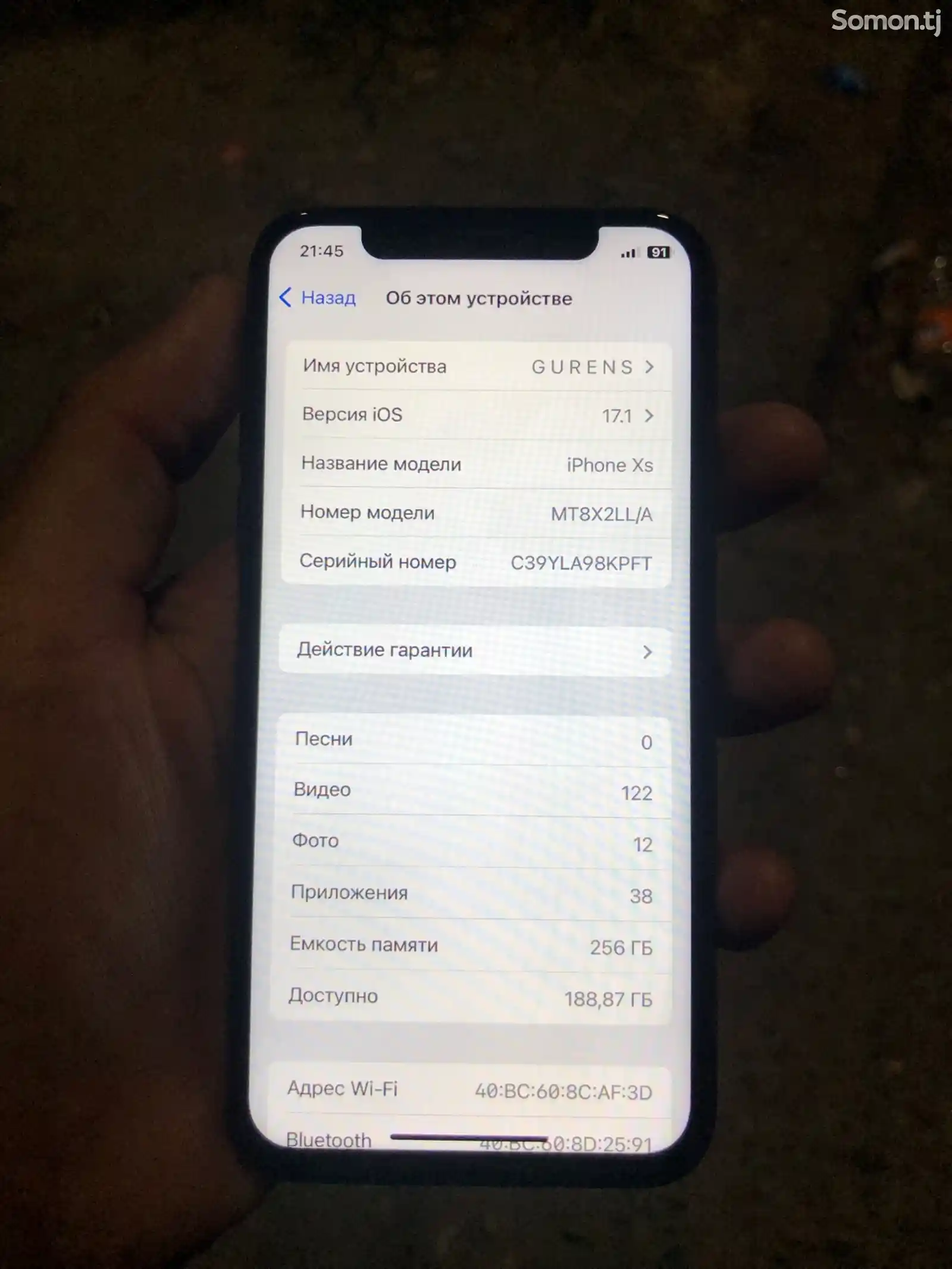 Apple iPhone Xs, 256 gb, Gold-6