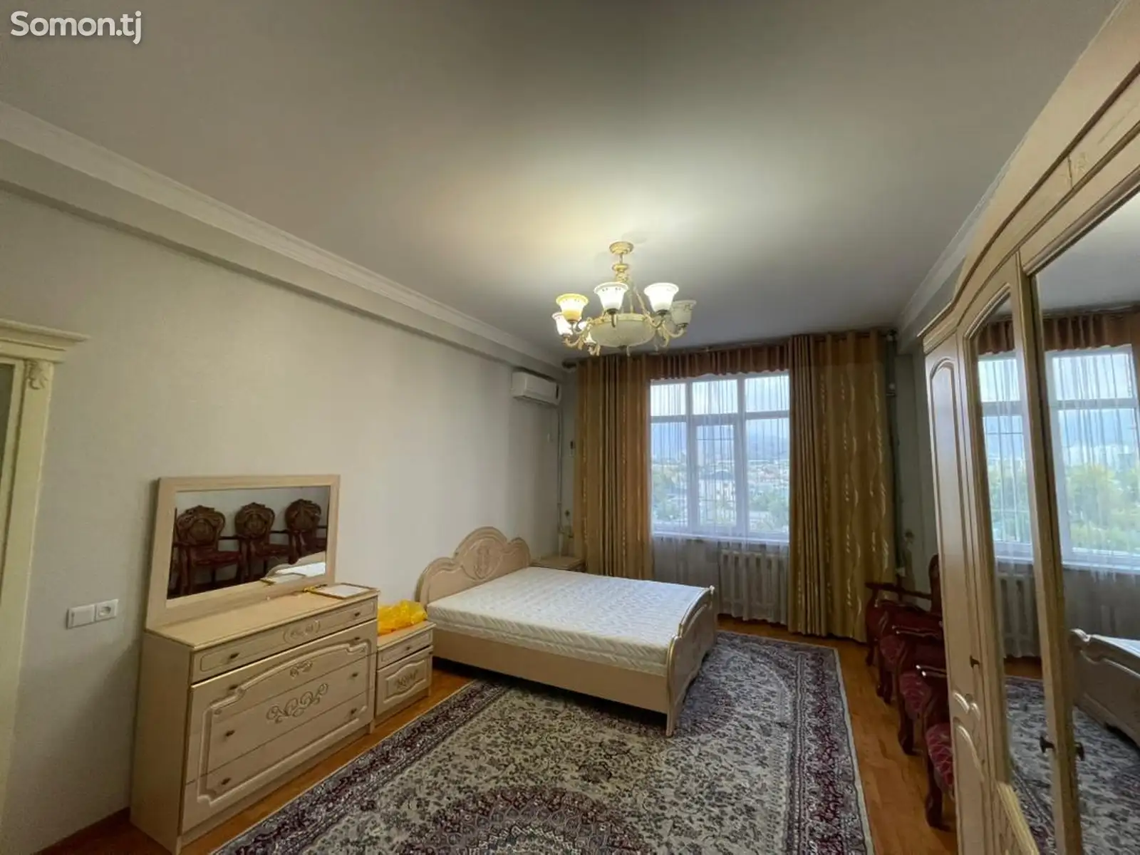 2-комн. квартира, 6 этаж, 100м², Сомони-2