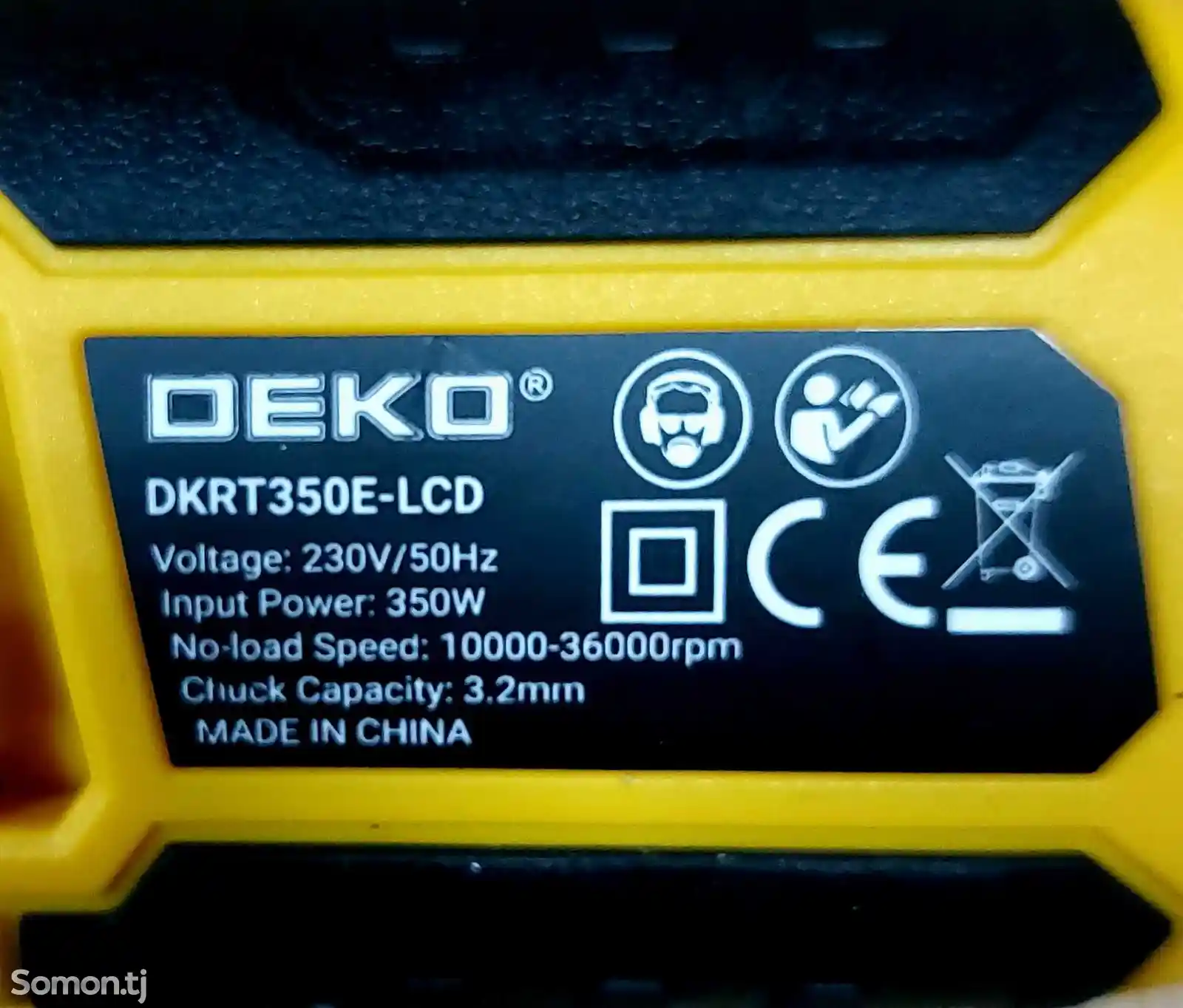 Мини-шлифовальный станок 350W в кейсе Deko DKRT350E-10