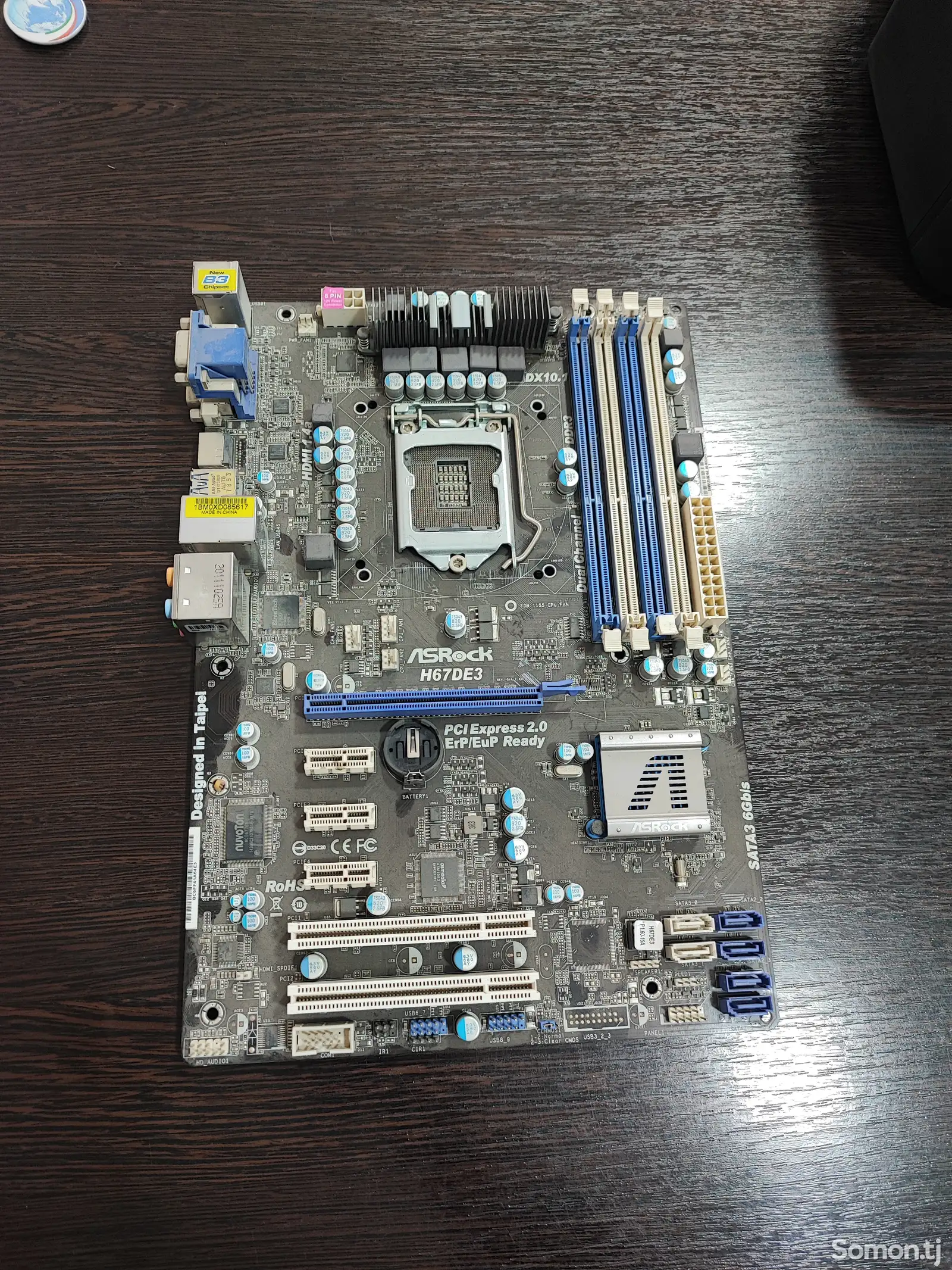 Материнская плата ASRock H67DE3 сокет 1155