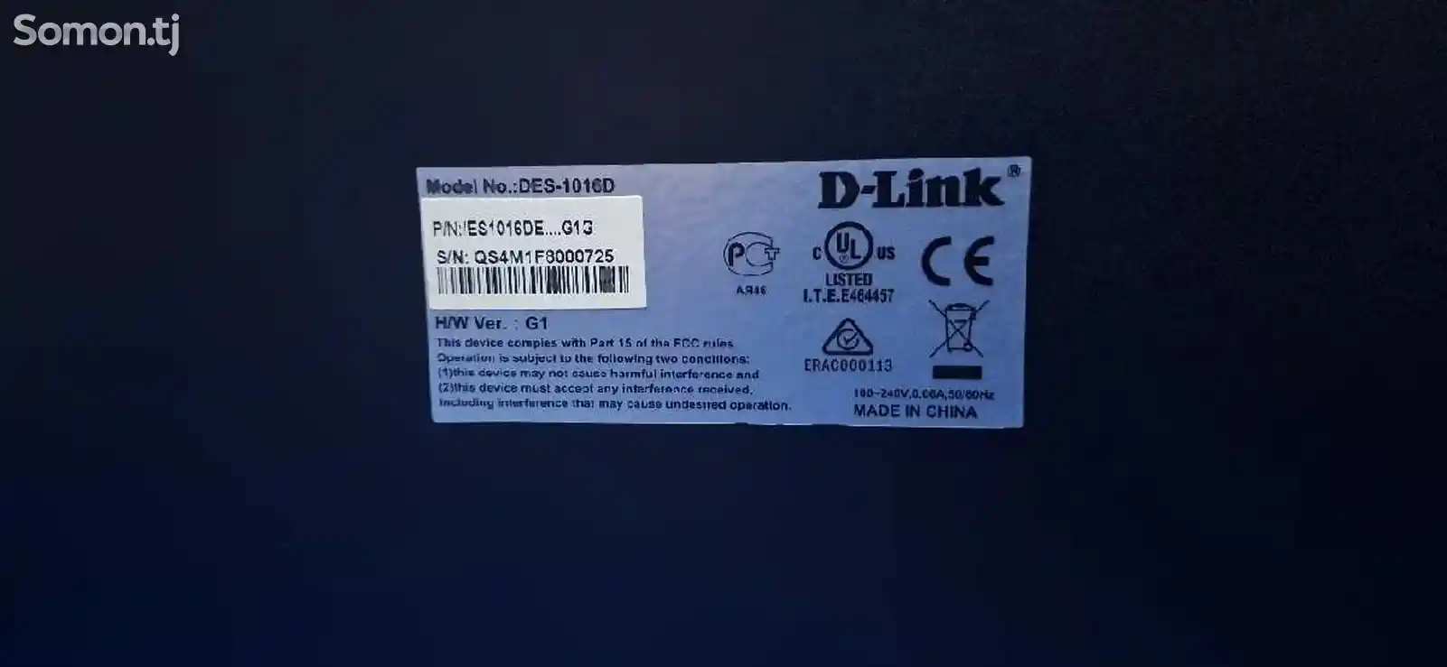 Коммутатор D-Link DES-1016D/16x100Mb-5
