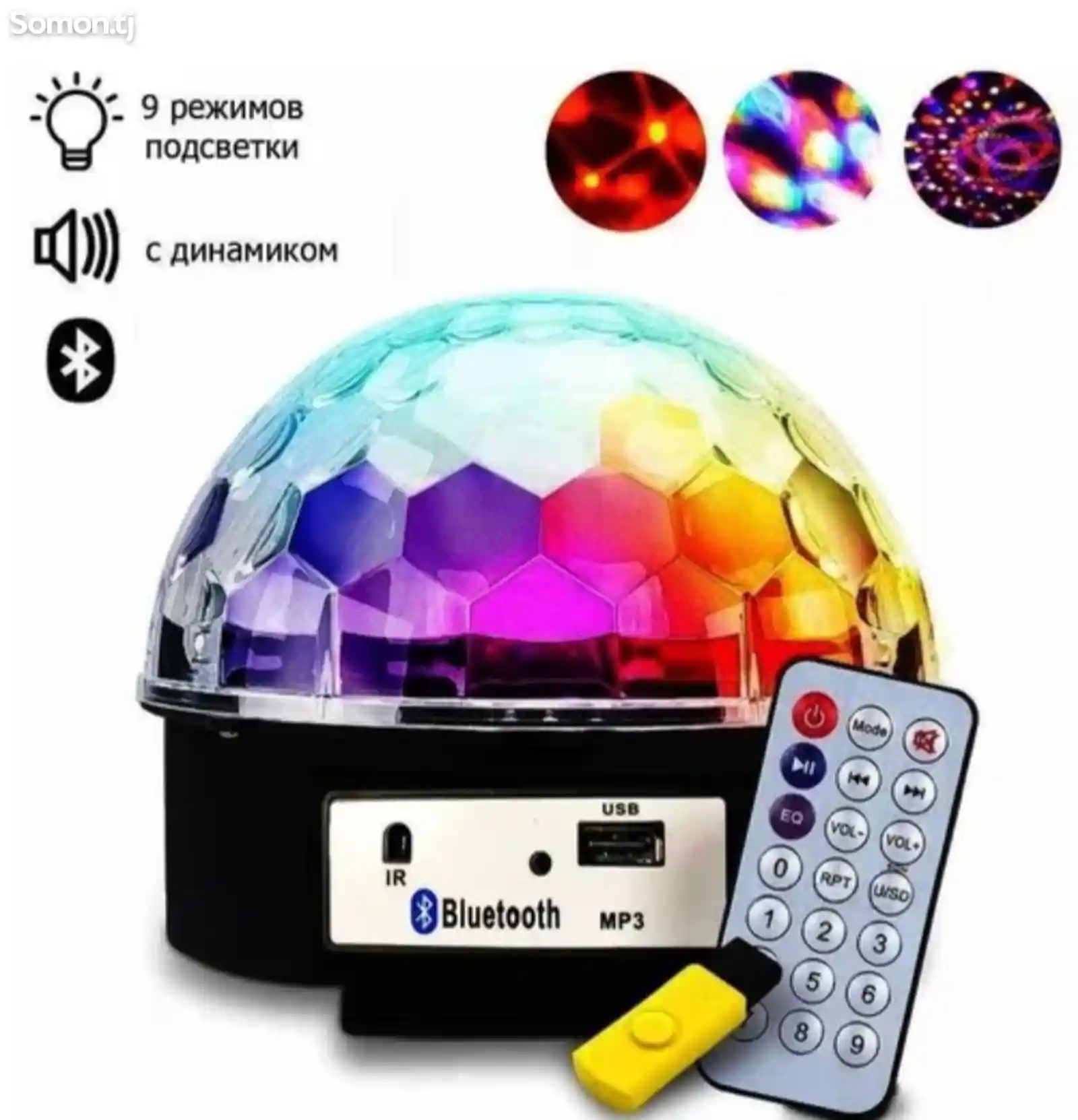 Светодиодный проектор диско-шар-3