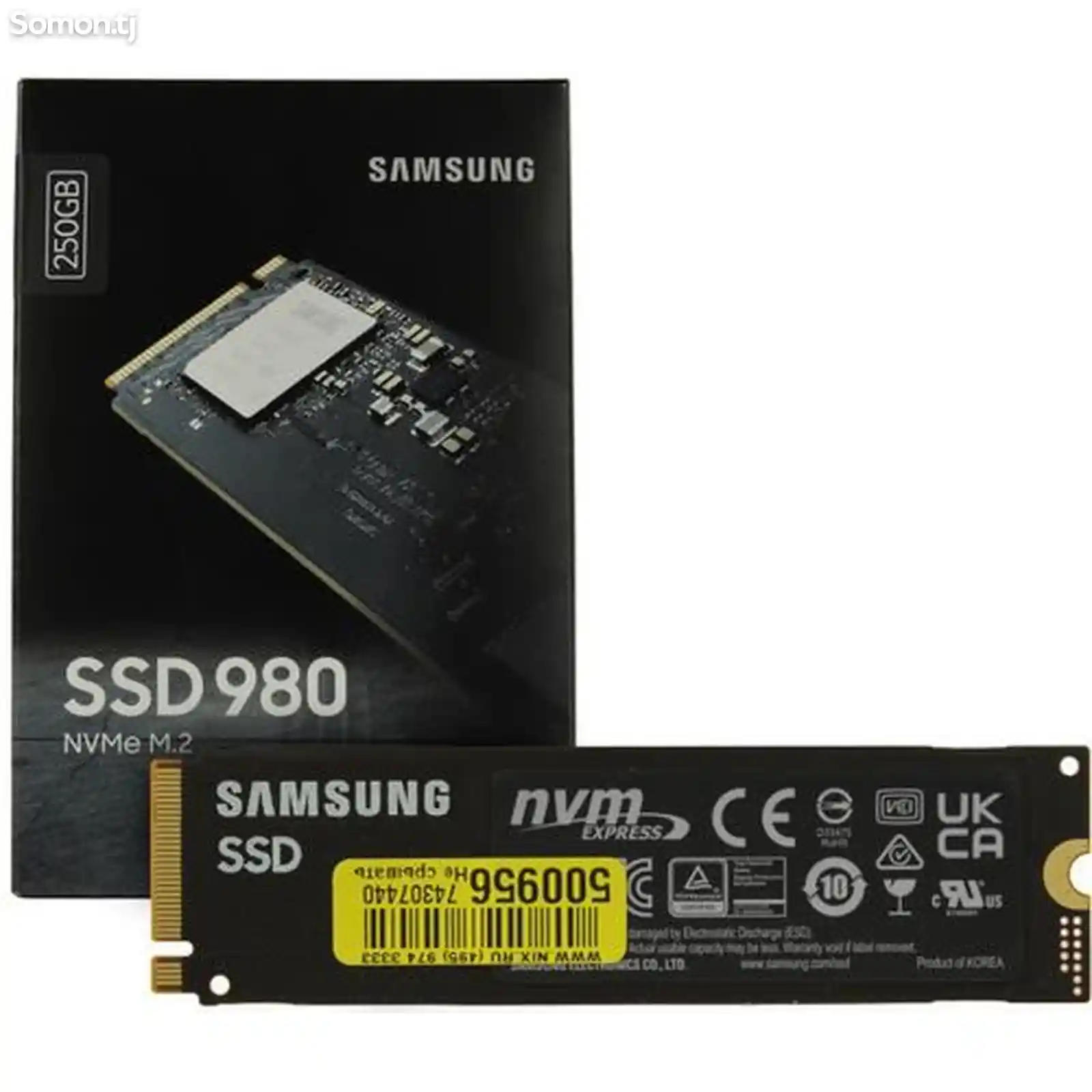 SSD накопитель M2 NVME Samsung 980 256GB