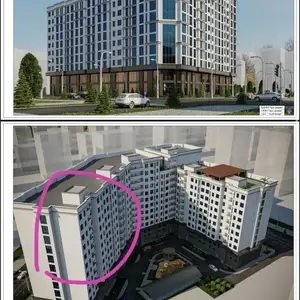 1-комн. квартира, 9 этаж, 56 м², Зелёный базар