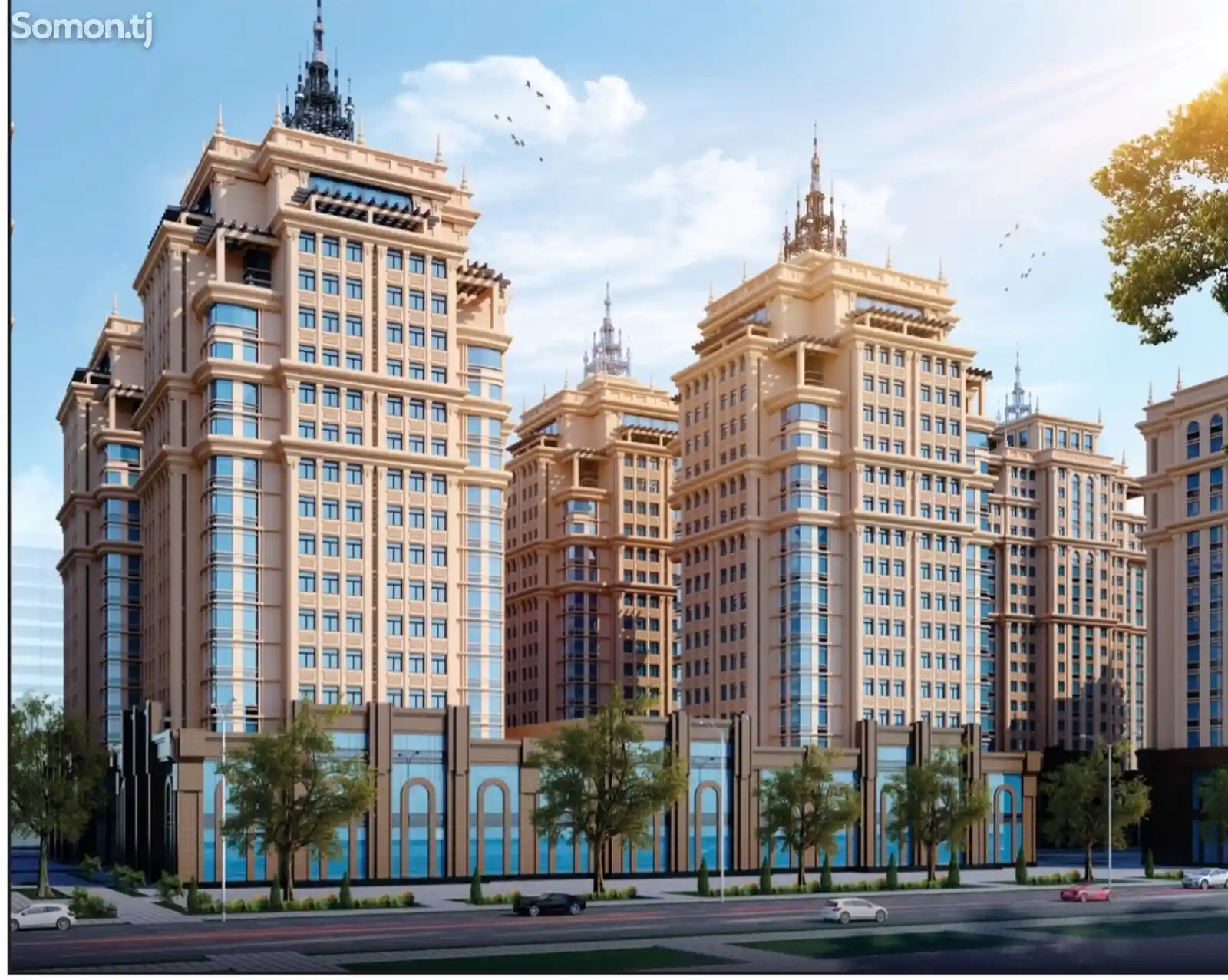 3-комн. квартира, 11 этаж, 118 м², кучаи Айни-1