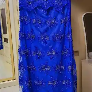 Платье гепюровое
