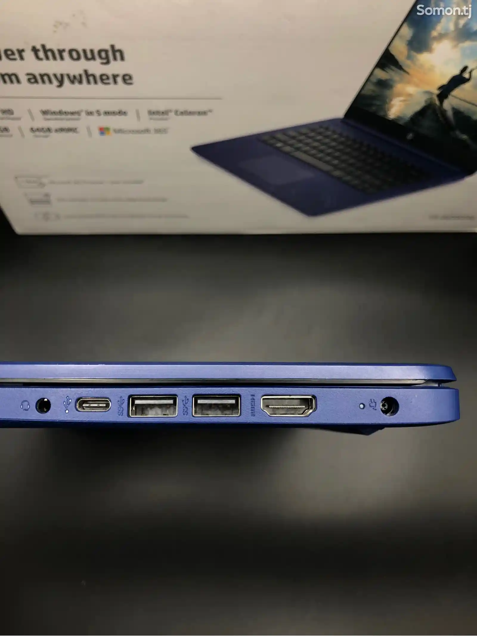 Ноутбук HP blue intel inside-7