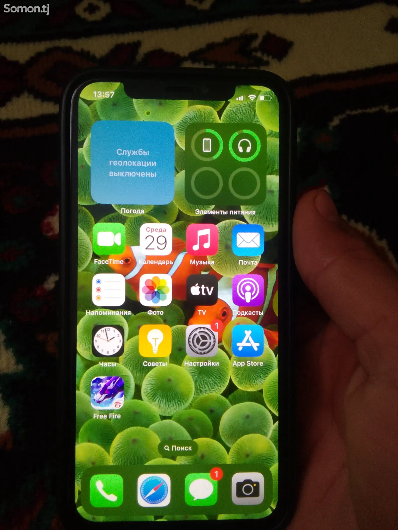 Apple iPhone X, 64 gb, Silver-1