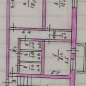 2-комн. квартира, 1 этаж, 48 м², Мехробод