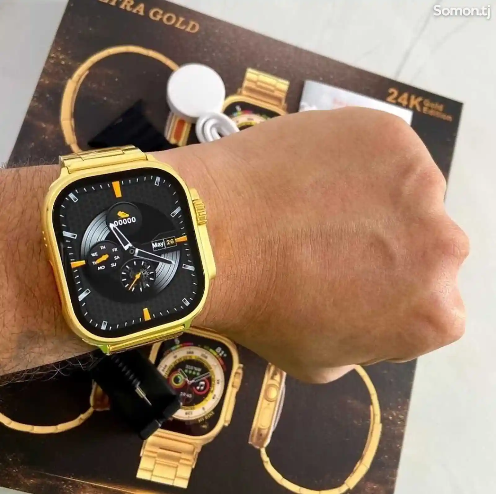 Смарт часы Watch 8 ultra Gold-3