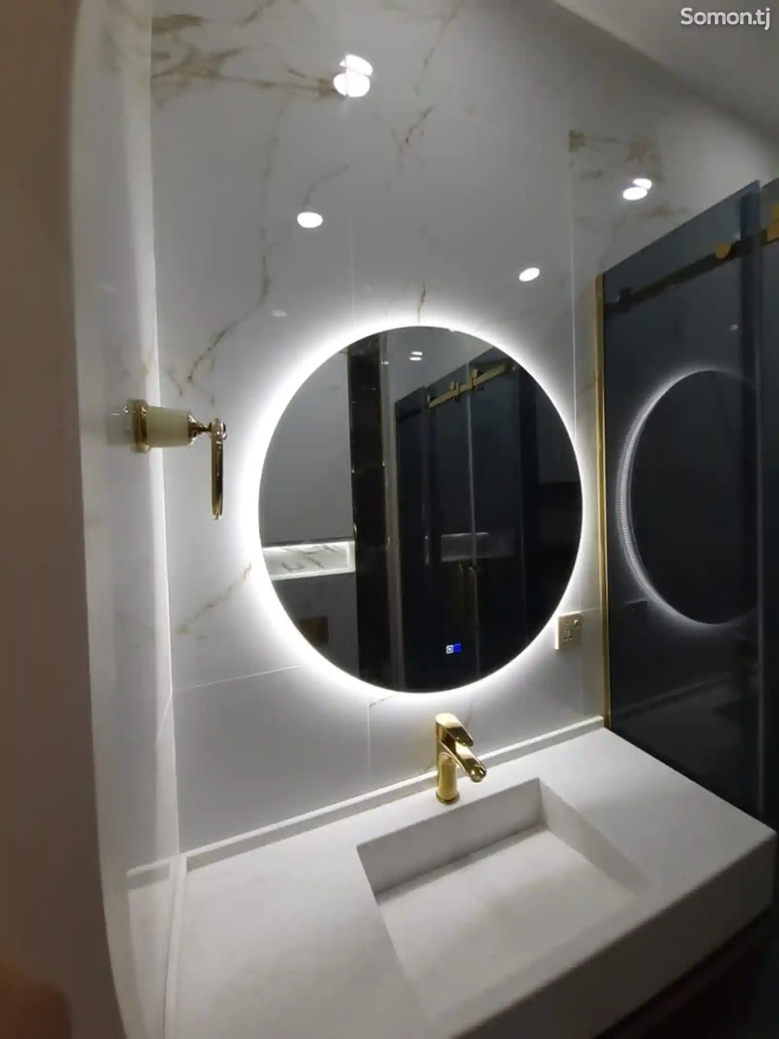 Зеркало с подсветкой для ванны-3