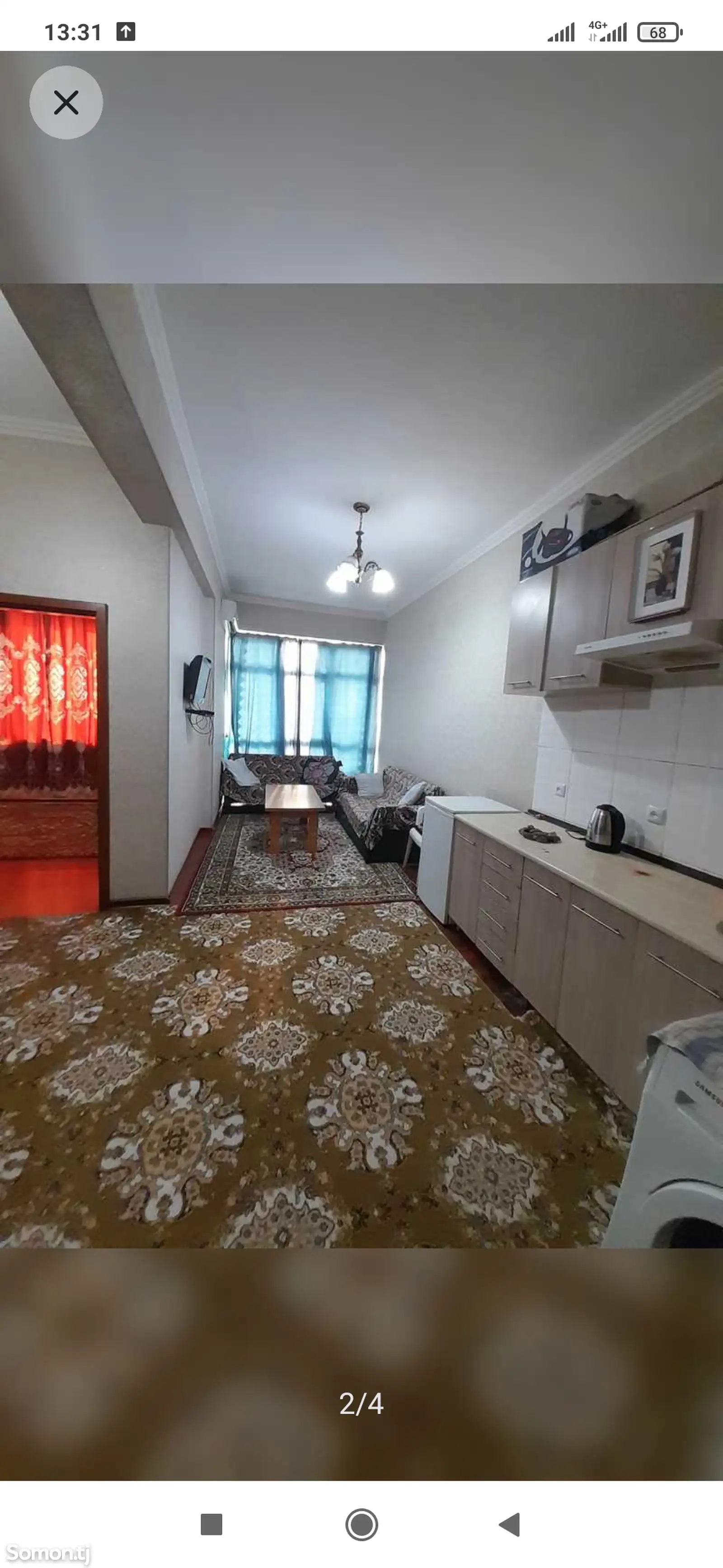 2-комн. квартира, 7 этаж, 40м², Қараболо, бари бинои ҳукумати ноҳия-1