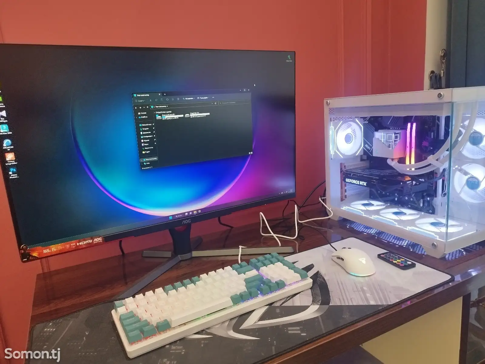 Игровой компьютер Core i9-14900K RTX 4070 64GB RAM DDR5 1TB SSD 32 Monitor 2K-1