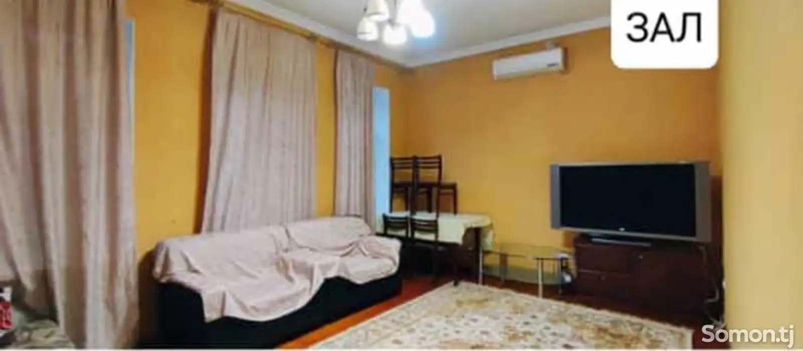 2-комн. квартира, 2 этаж, 50м², Исмоили Сомонӣ-1