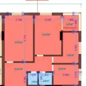 3-комн. квартира, 2 этаж, 70 м², 4мкр