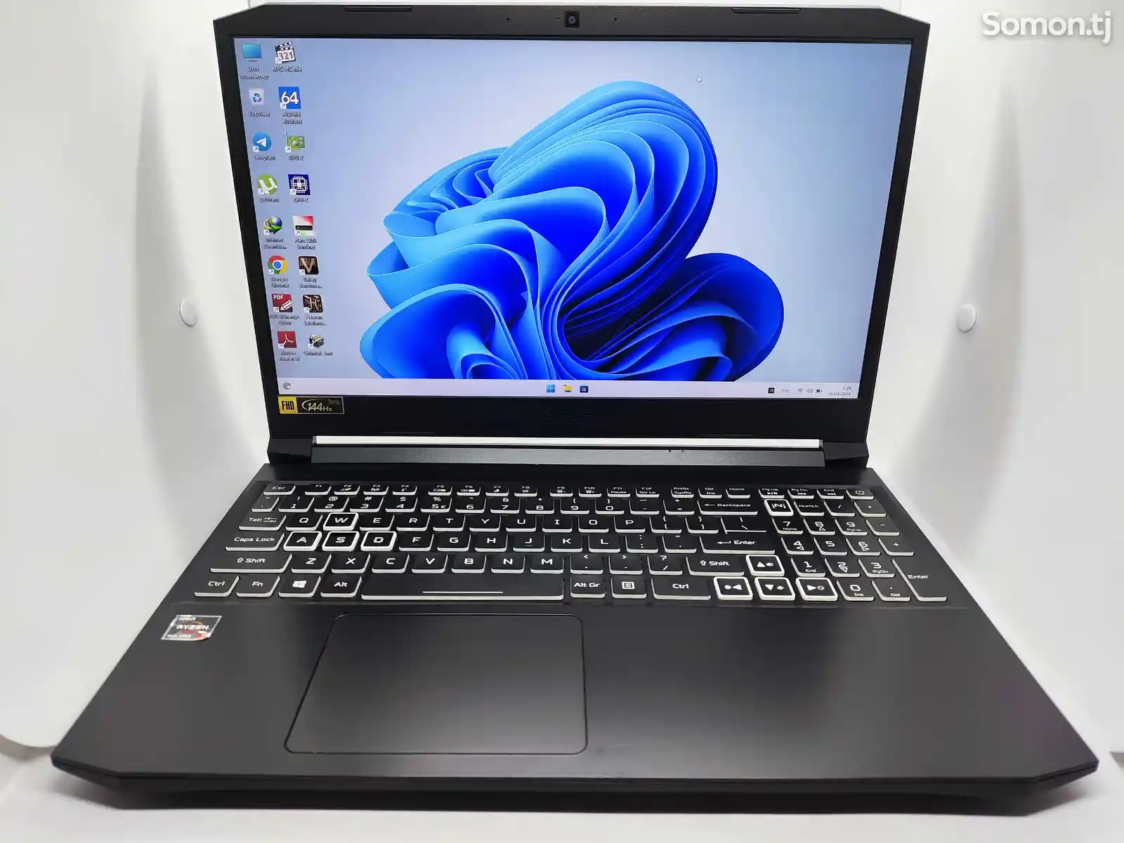 Ноутбук Acer Nitro 5 Ryzen 7 5800H/Rtx 3060 6Gb/16Gb/512Gb Ssd-1
