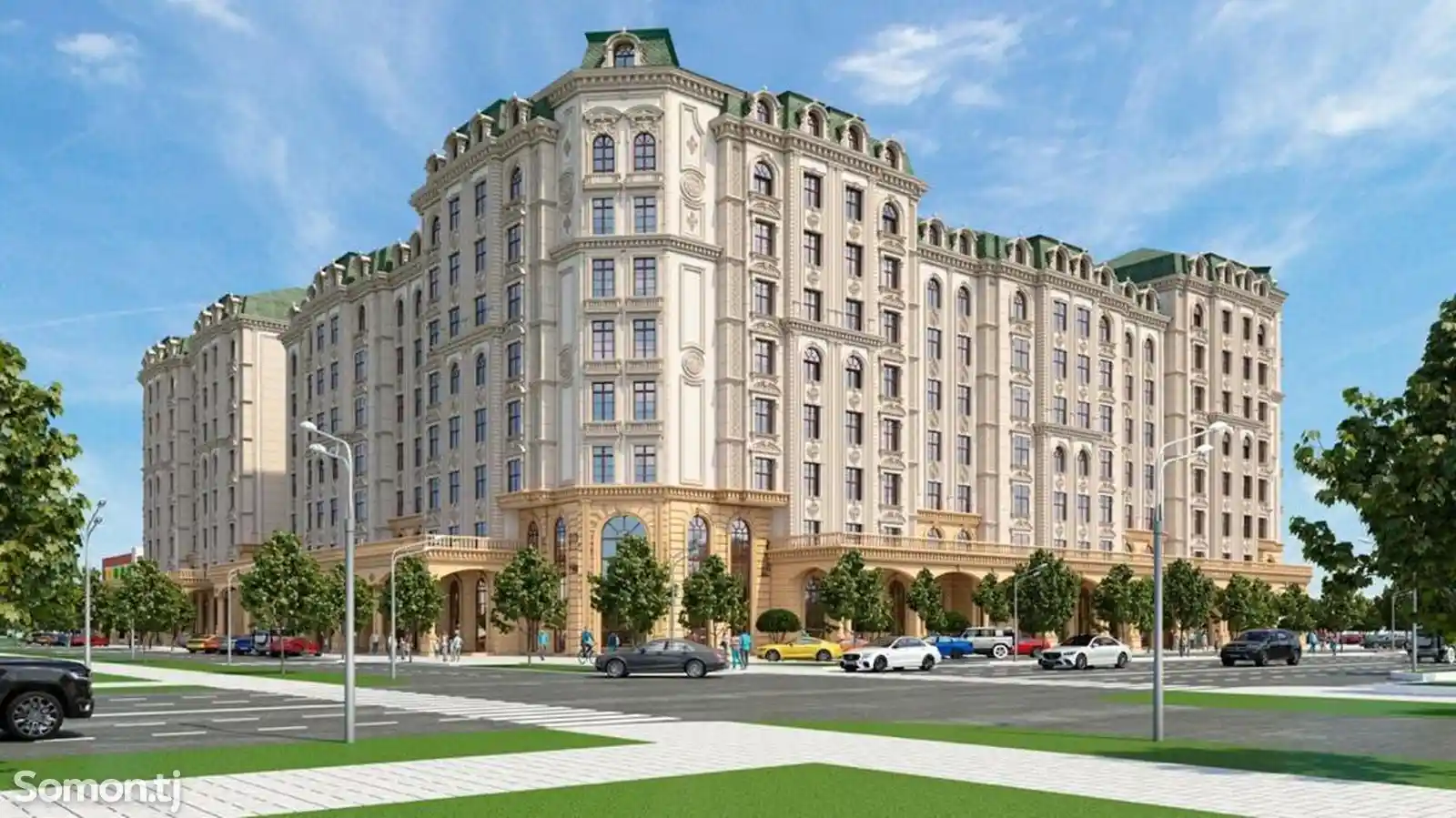 5-комн. квартира, 5 этаж, 282 м², Сомони-10