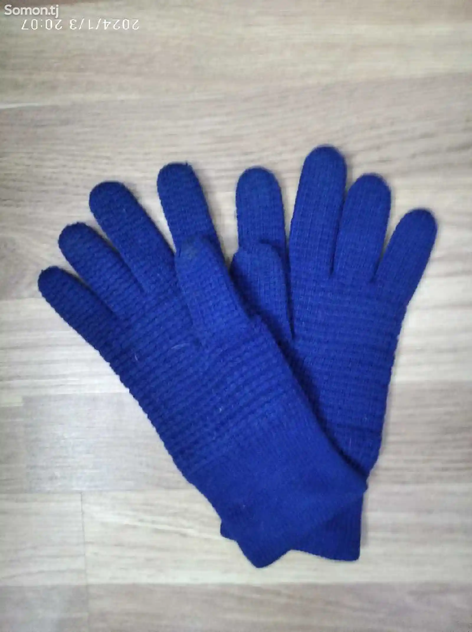 Вязаные перчатки-1