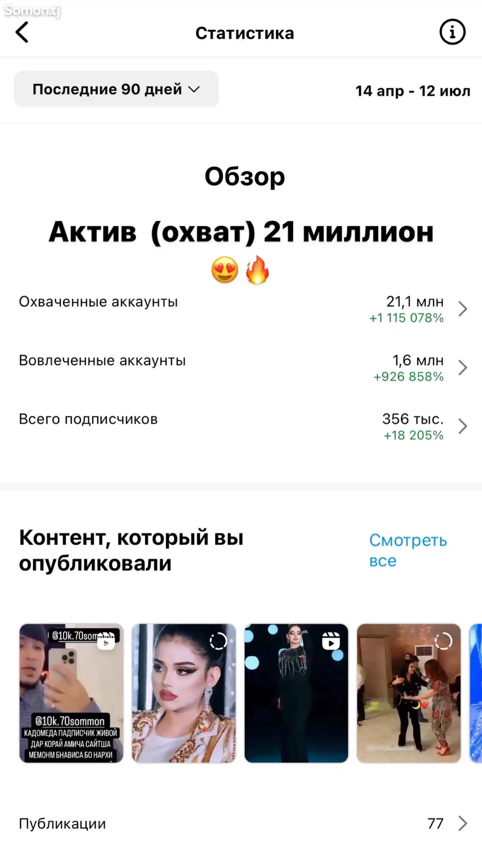 Instagram аккаунт-2