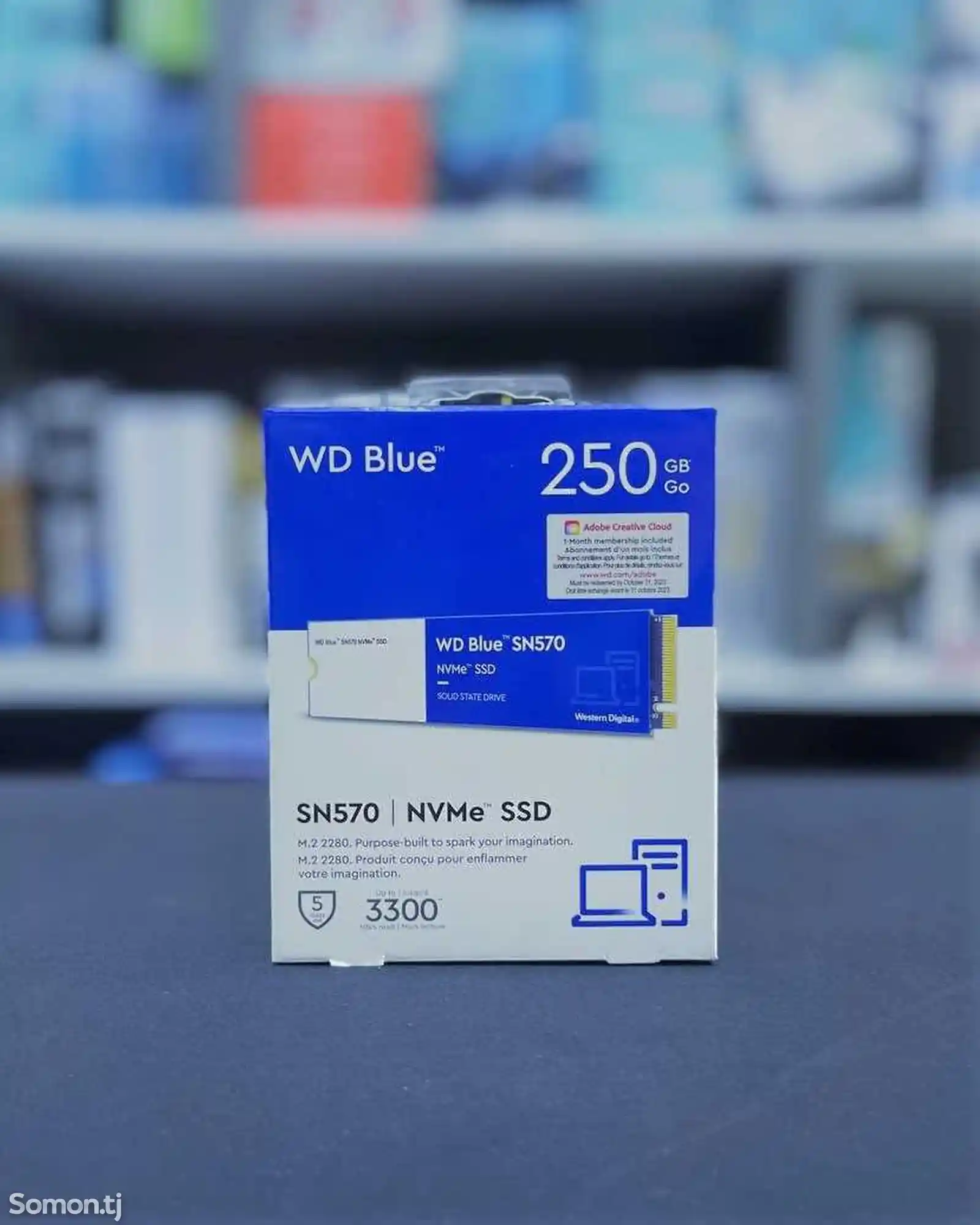 SSD накопитель M.2 NVMe WD Blue 250GB 3300MB/s