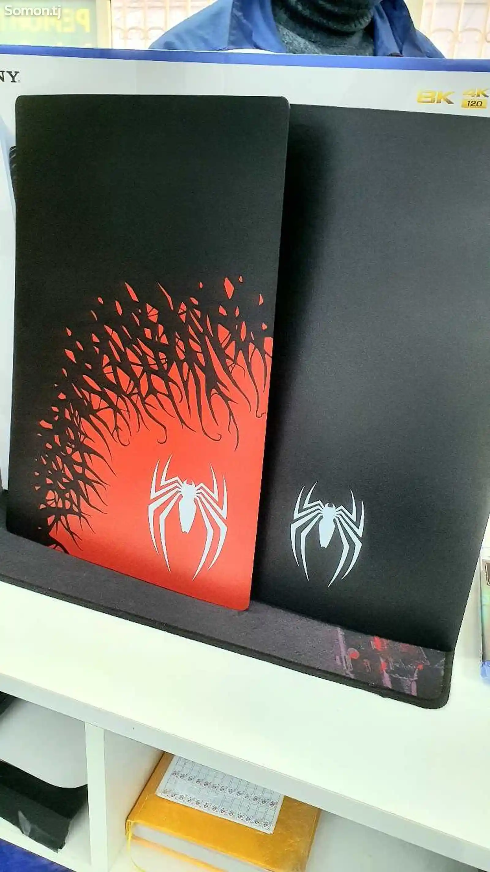 Раскрашенные Панели для консолей PS5 в стиле игры Marvels Spiderman 2-3