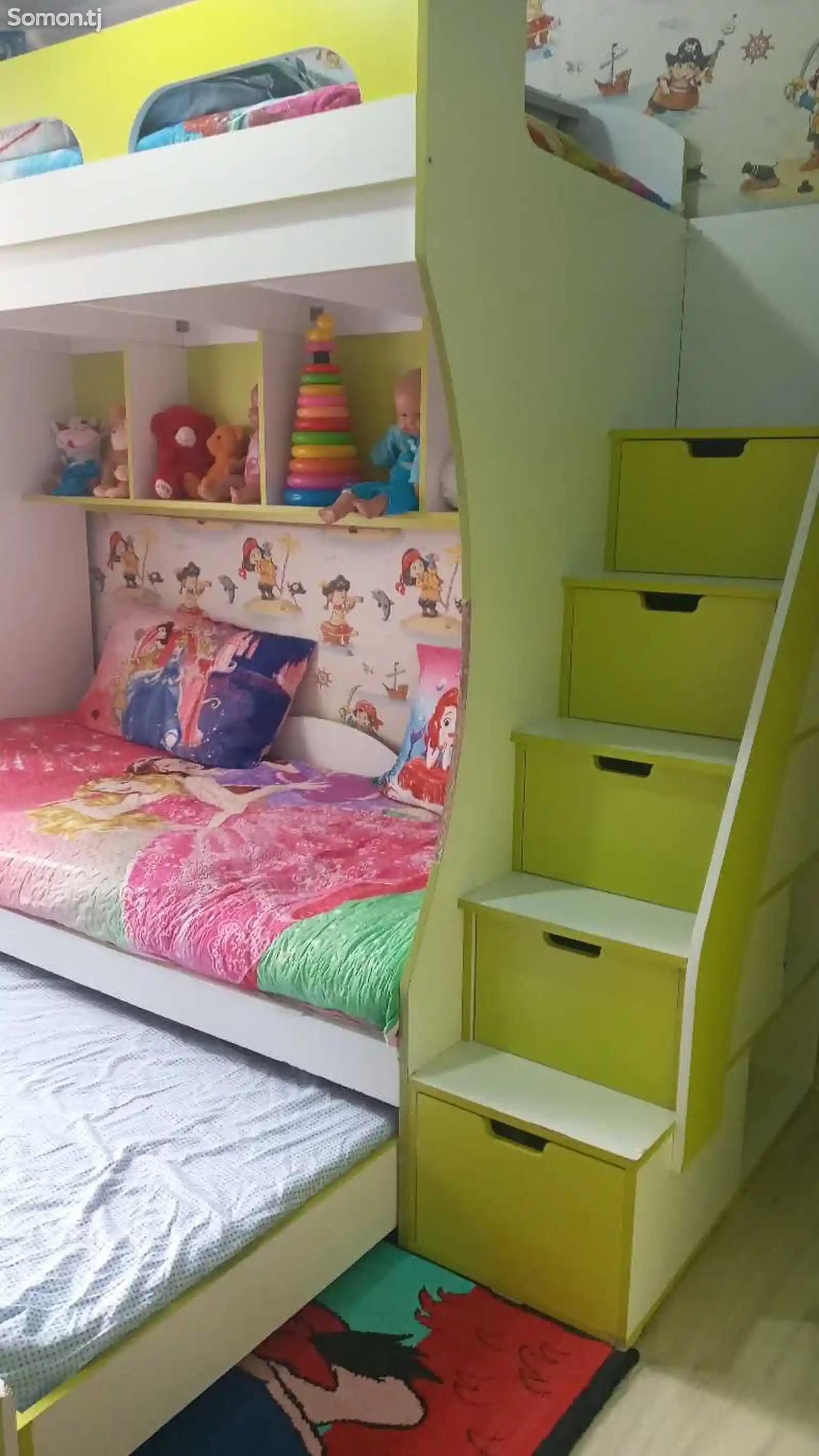 Детский спальный гарнитур с шкафом-2