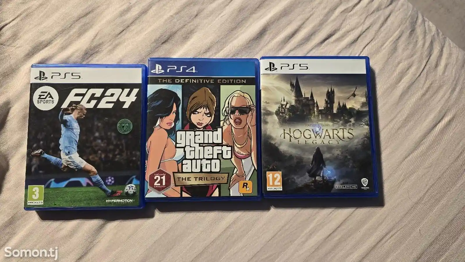 Игры для PS5, Hogwarts Legacy, GTA Definitive Editon, EA FC 24