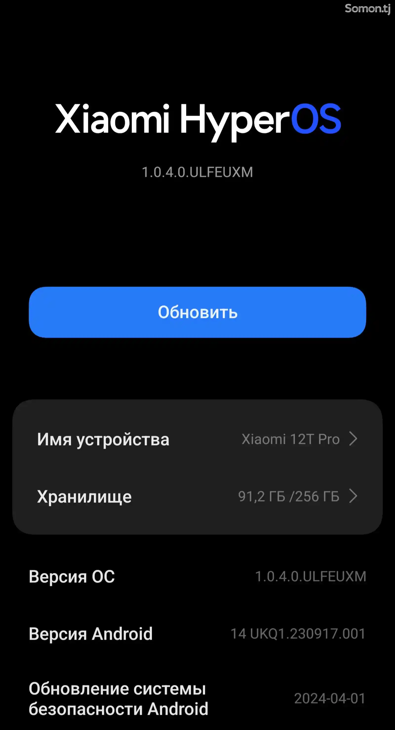 Xiaomi 12T Pro 8/256 GB Black-12