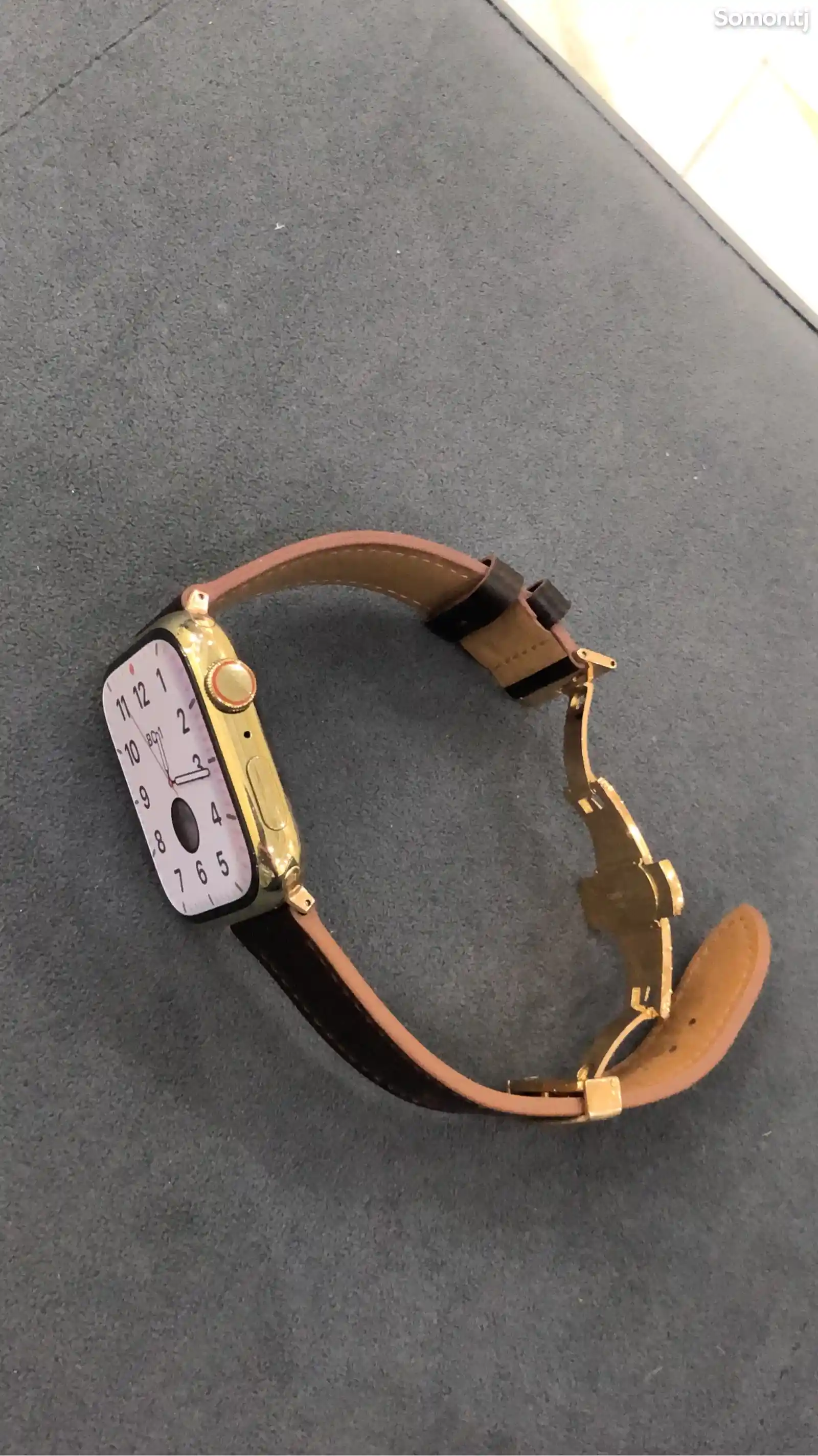 Смарт часы Apple watch series 9 45mm gold stainless steel