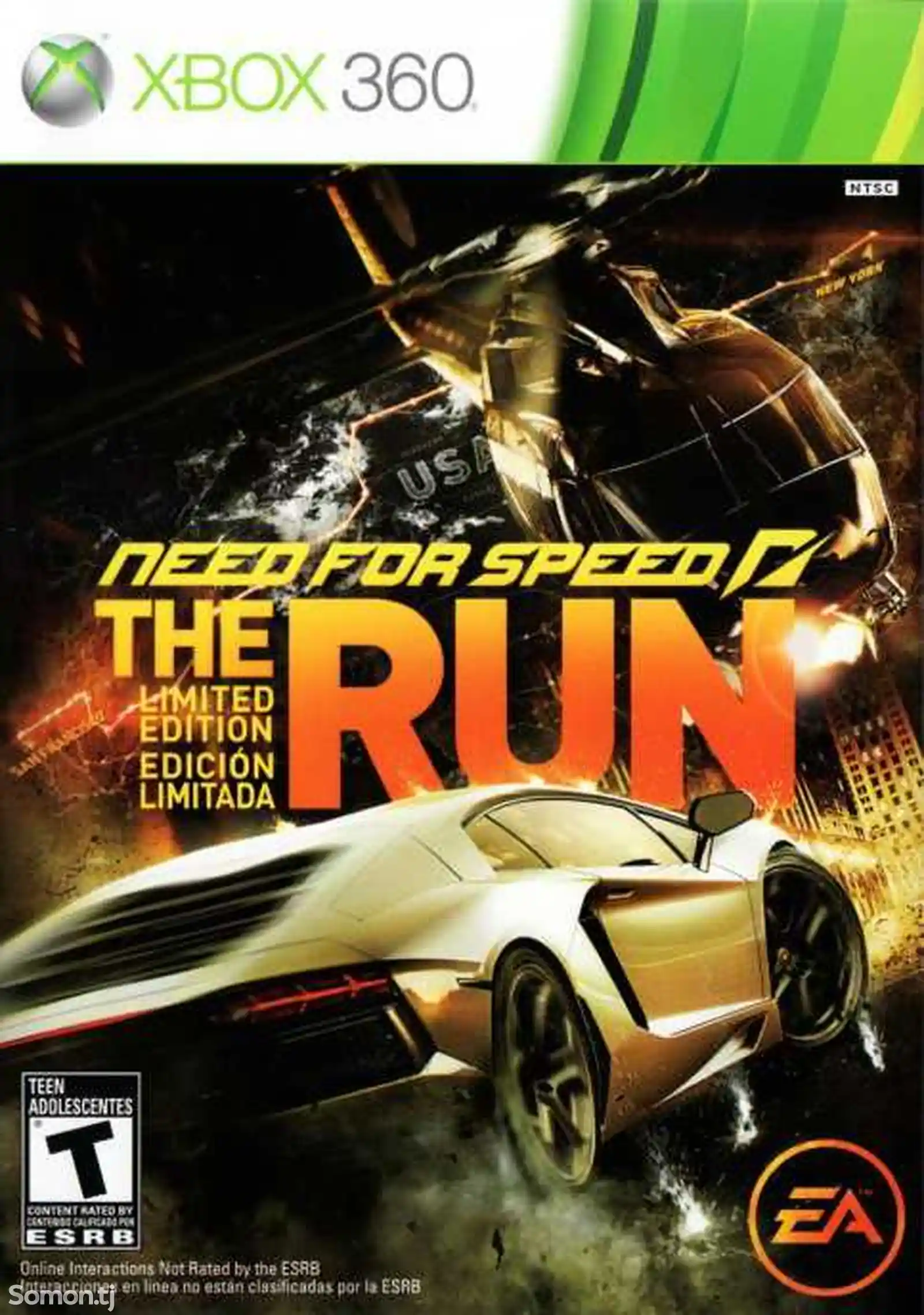 Игра Nfs The run для прошитых Xbox 360