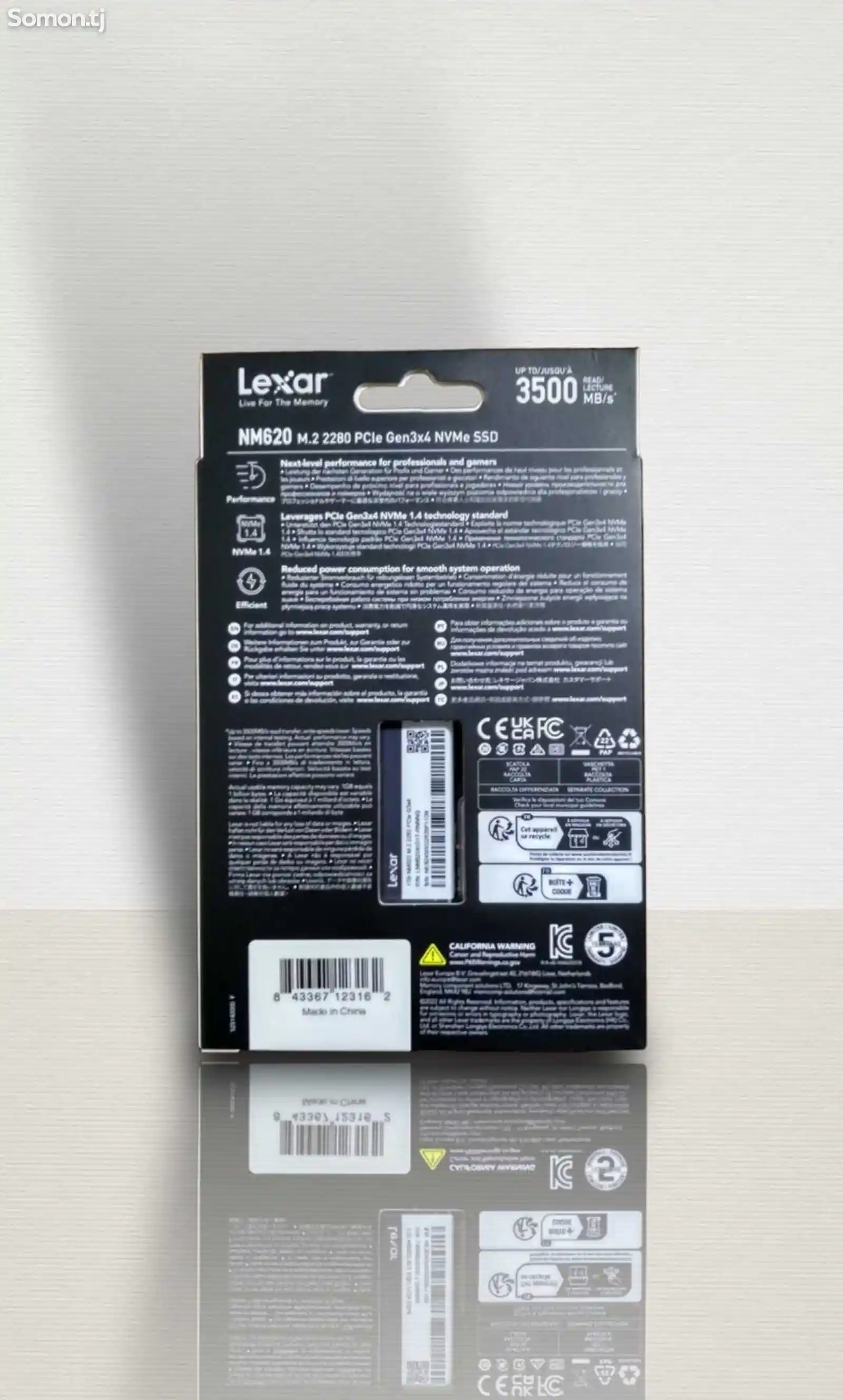 Жесткий диск SSD Lexar M.2 1TB-2