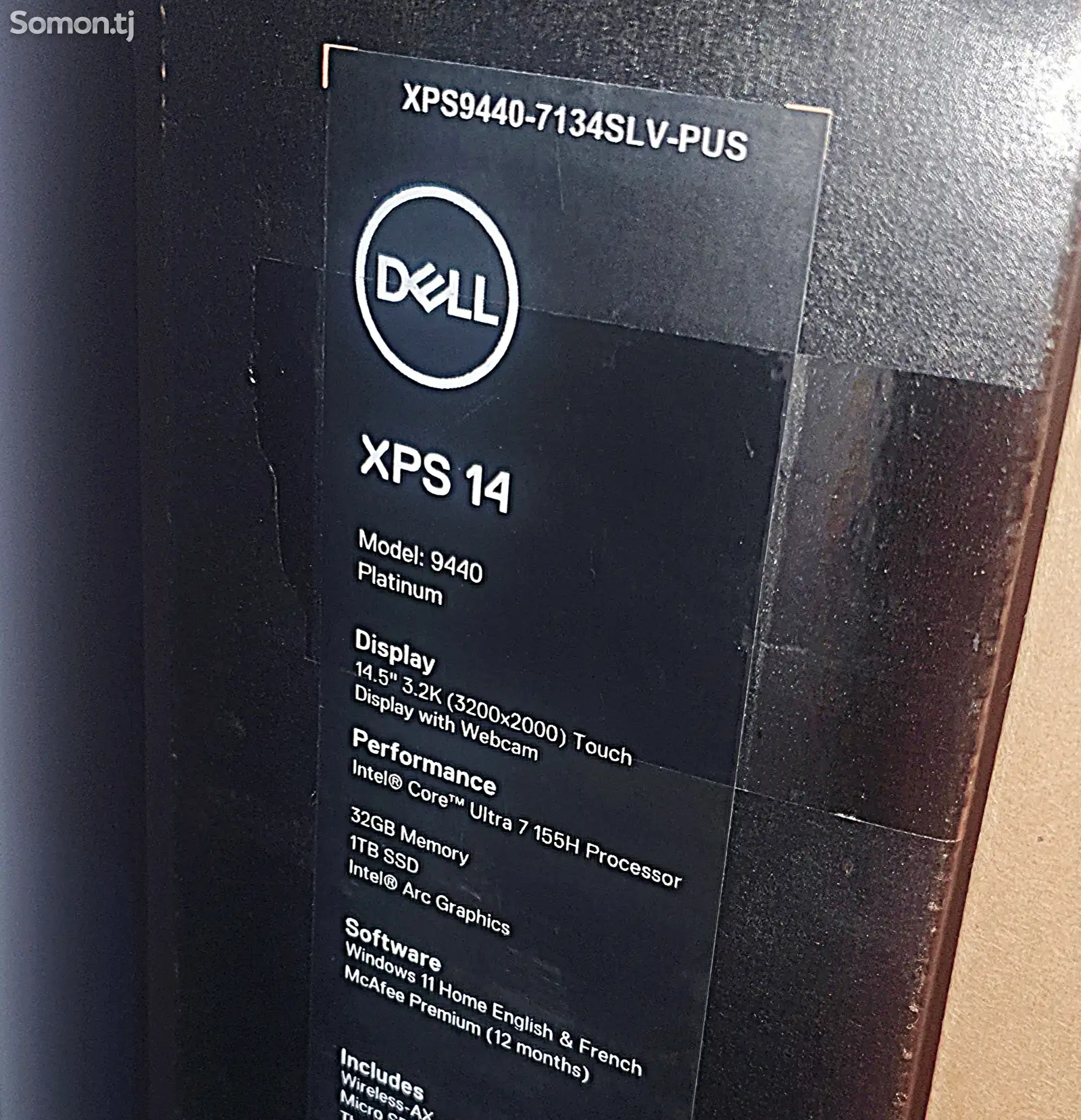 Ноутбук Dell XPS14 9440 Ultra7 155H 32GB 1TB