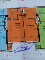 1-комн. квартира, 13 этаж, 60 м², И. Сомони, ул. Лохути, за АШАНом-5