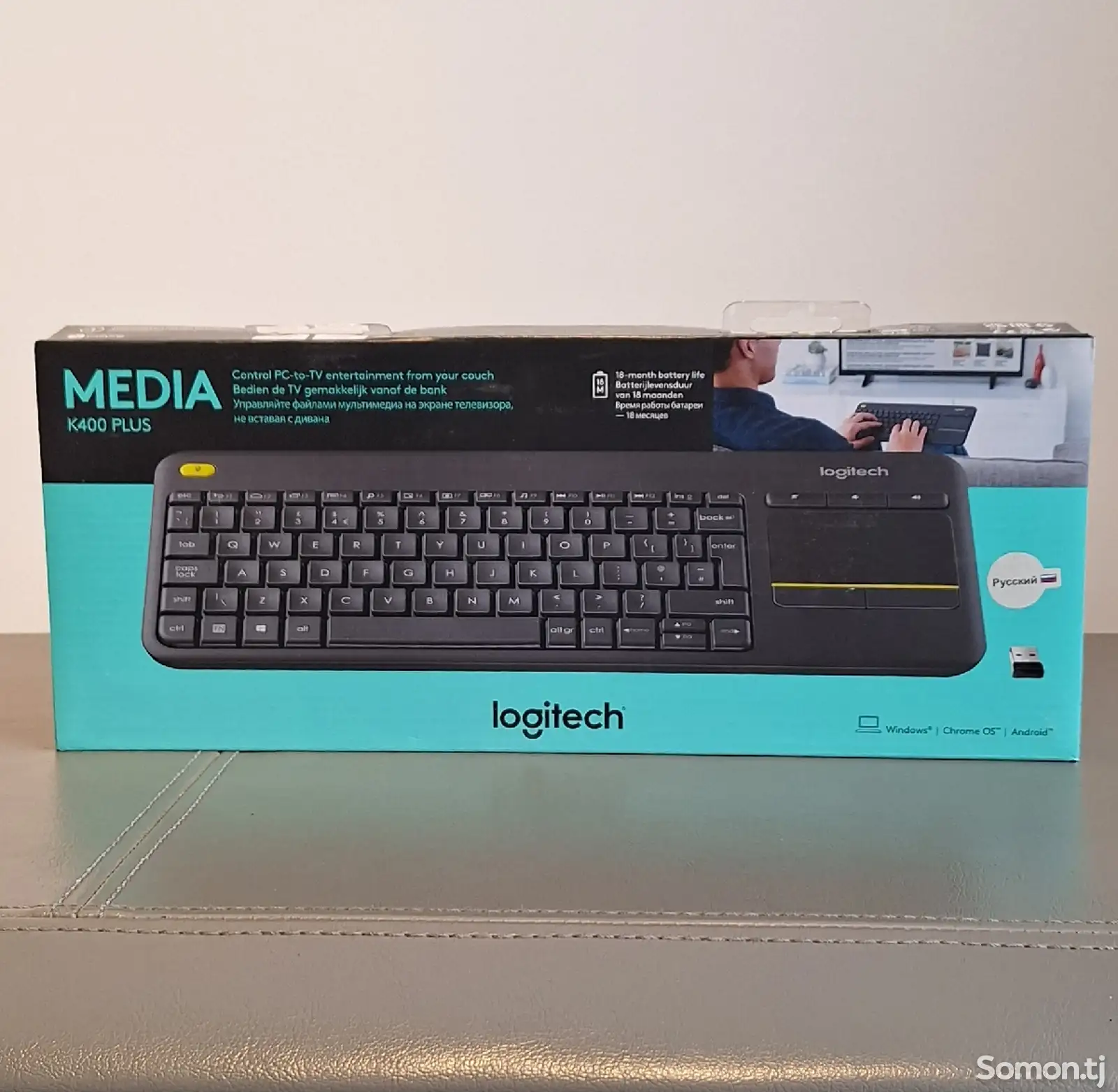 Беспроводная клавиатура Logitech K400 Plus-1