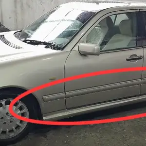 Молдинг на Mercedes w210